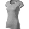 Velvet Horizon - T-shirt women‘s 100% cotton - 161 - Dark gray melange