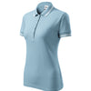 Rose Quartz -Polo shirt women's 65% cotton 35% polyester - 220 - sky blue
