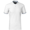 Drakon Sphere -Polo shirt men's 100% cotton, bomber collar- 273 - White