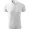 Solvante - Polo shirt men's 65% cotton 35% polyester FREE - F03 - White