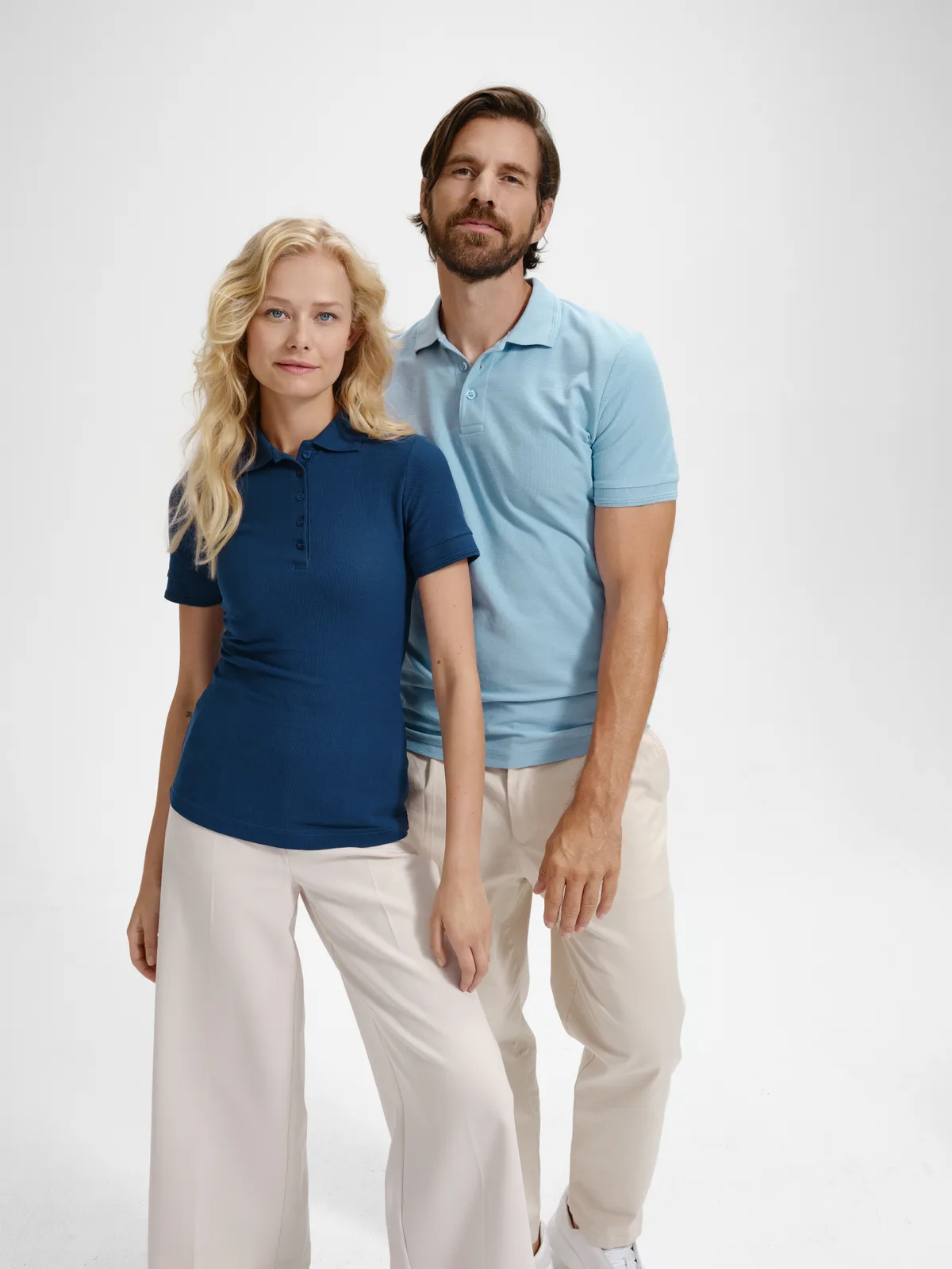 Marzium - Poloshirt heren 65% katoen 35% polyester - 203 — foto van pasvorm en styling 3