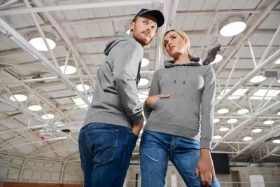 Quarryline - Sweatshirt men's 80% cotton 20% polyester - 840 — fit and styling photograph 2