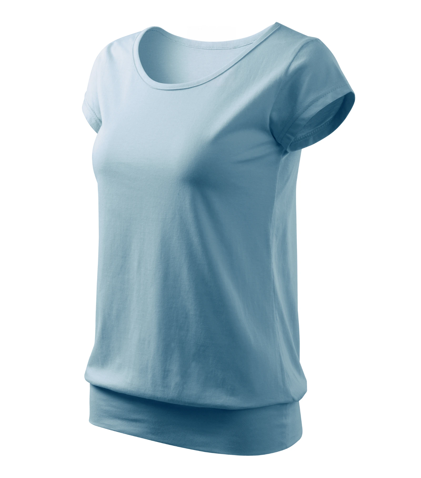 Sterling Trail - T-shirt dames 100% katoen - 120, hemelsblauw, maat XS
