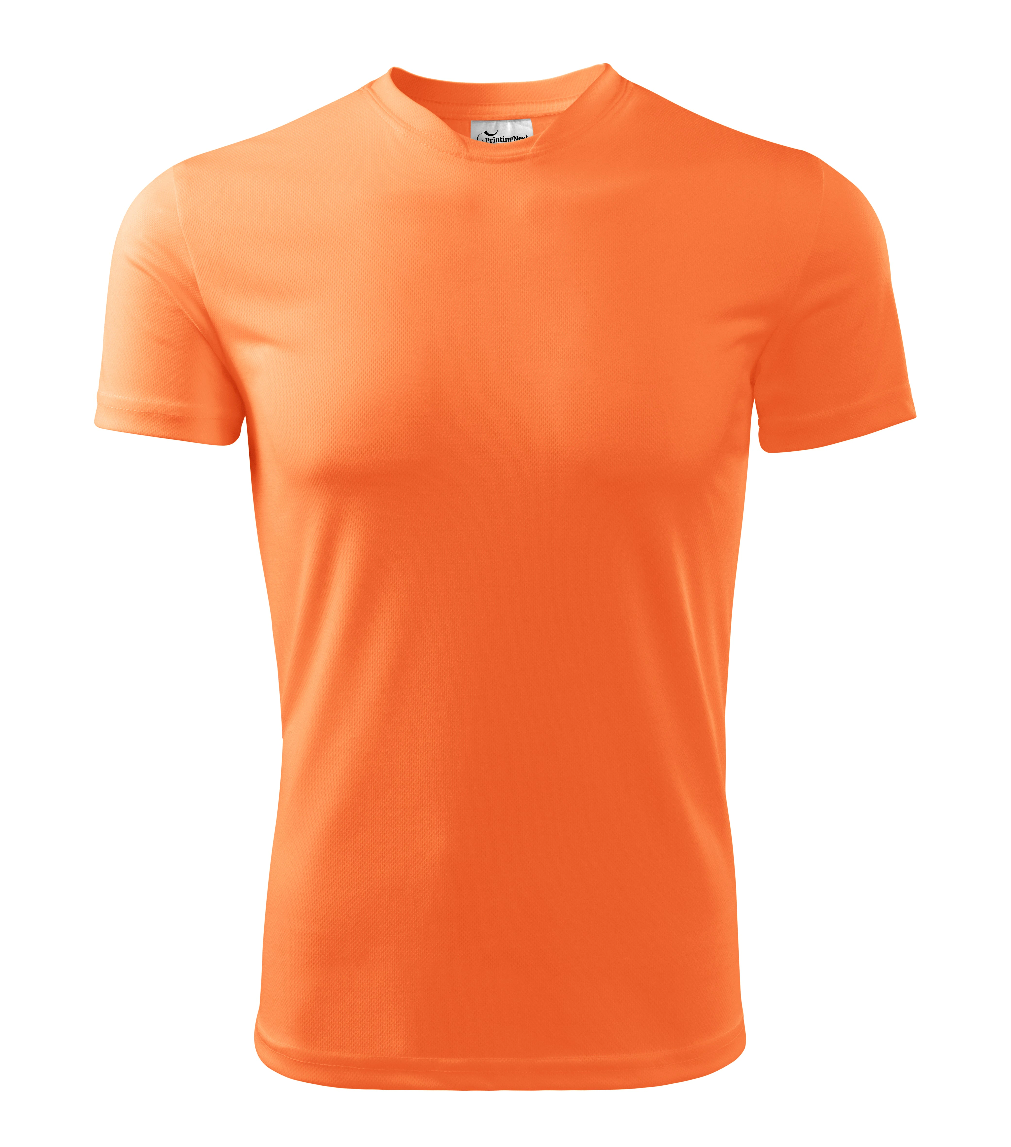 Hunter Drift - T-shirt heren 100% polyester - 124, neonmandarijn, maat S