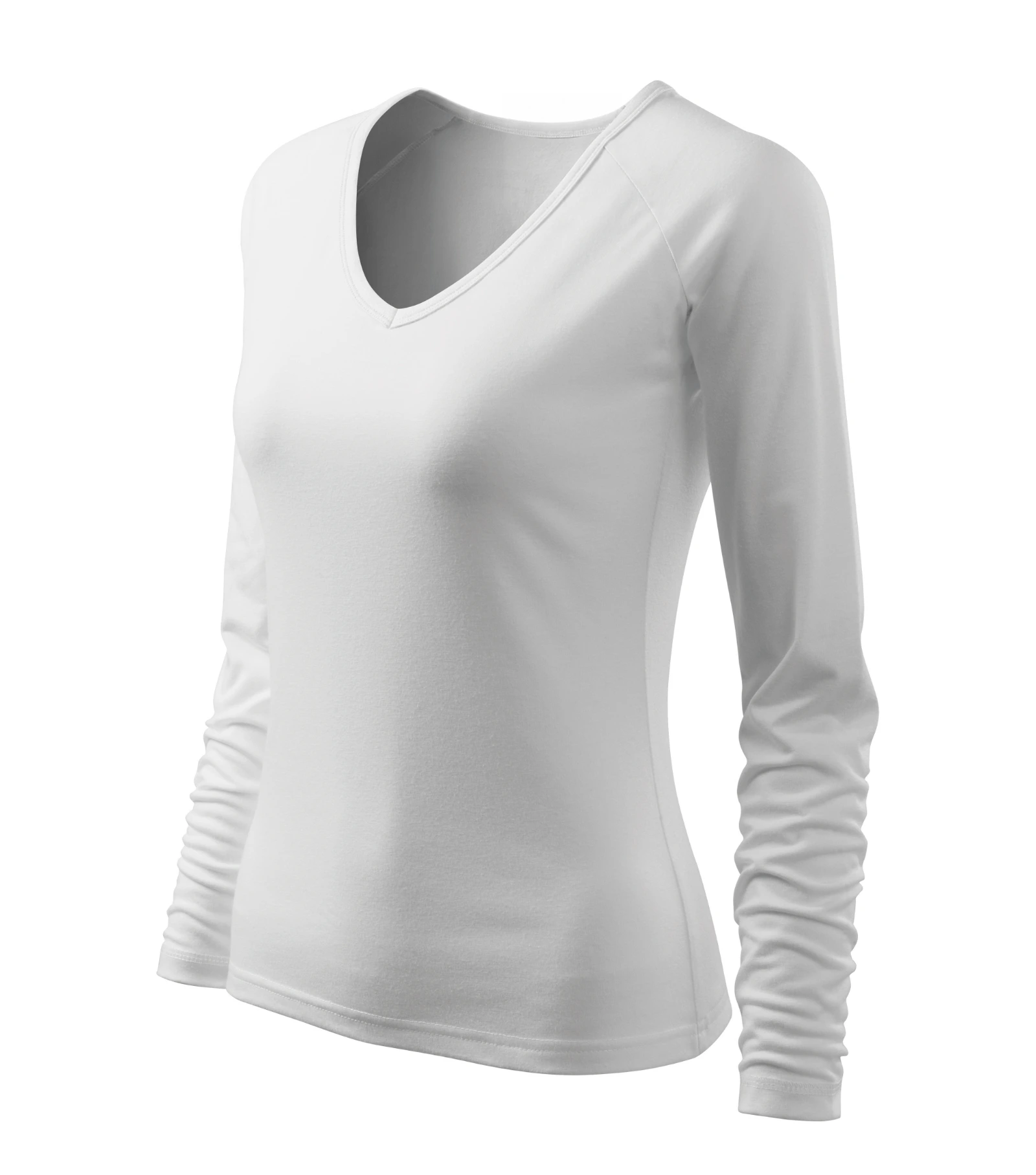 Vela Wave - T-shirt dames 95% katoen, 5% elastaan - 127, wit, maat 3XL