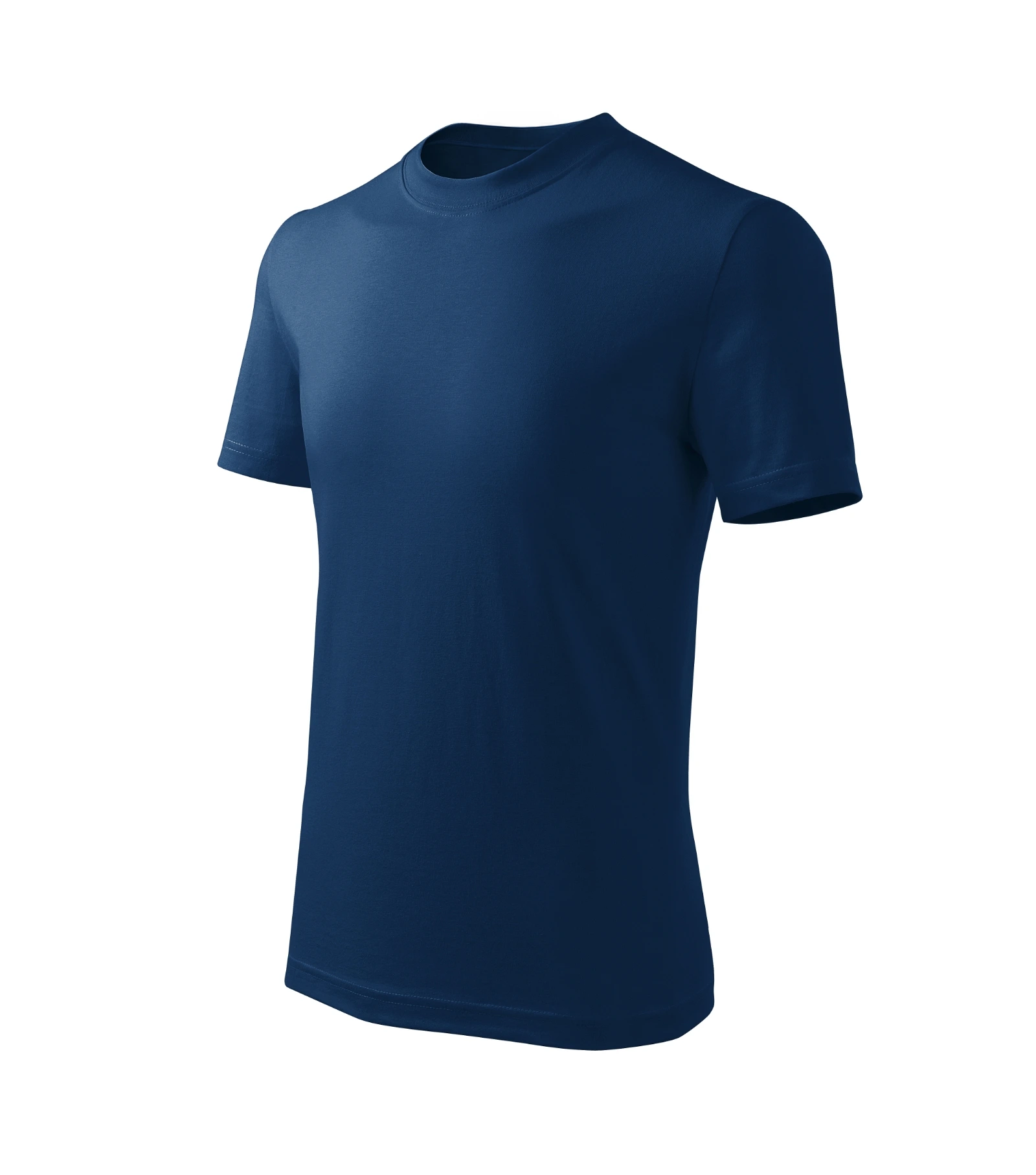 Indigo Route - T-shirt kinderen 100% katoen - 138, middernachtblauw, maat 158 cm/12 years