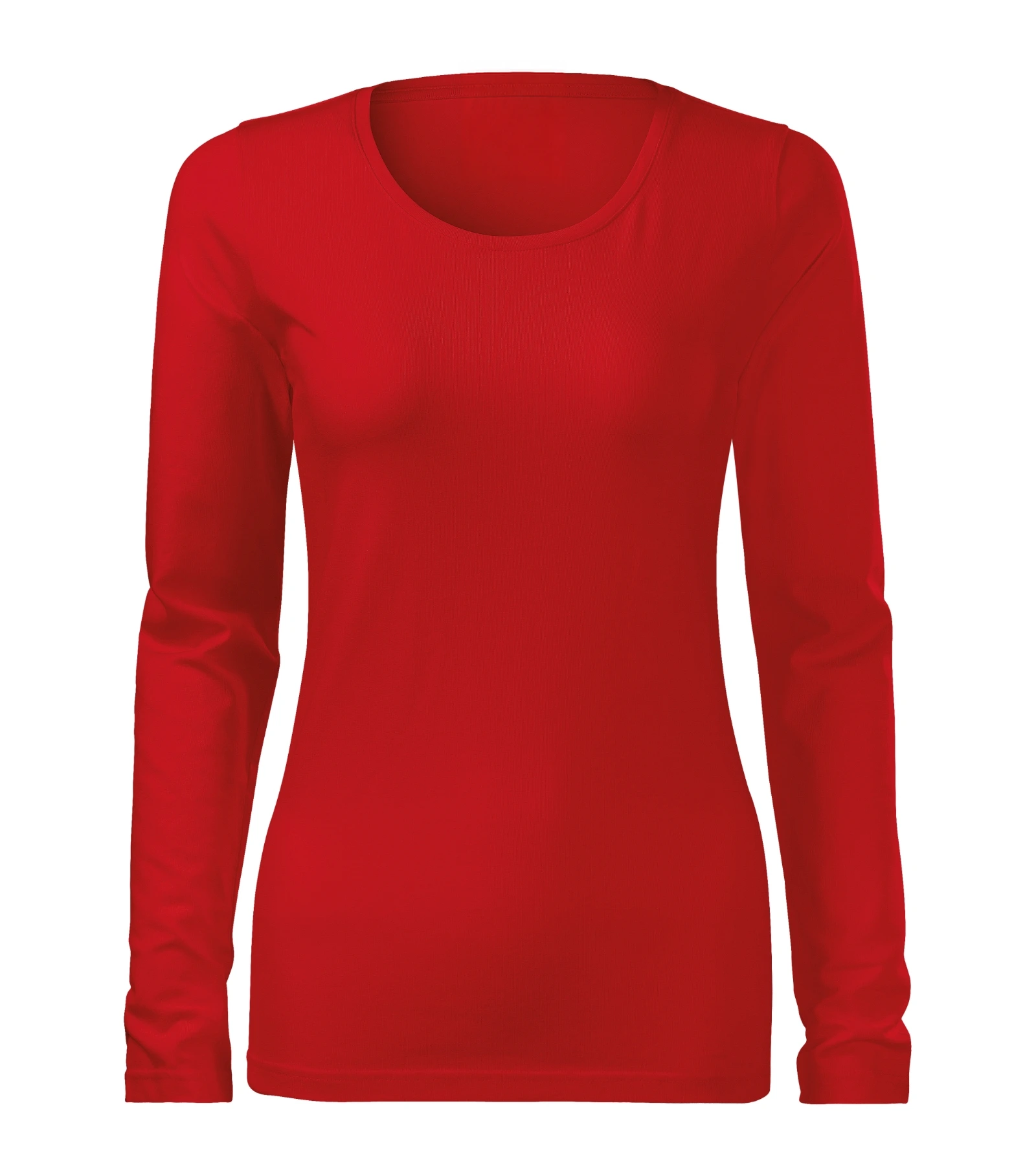 Vela Route - T-shirt dames 95% katoen, 5% elastaan - 139, Rood, maat XS