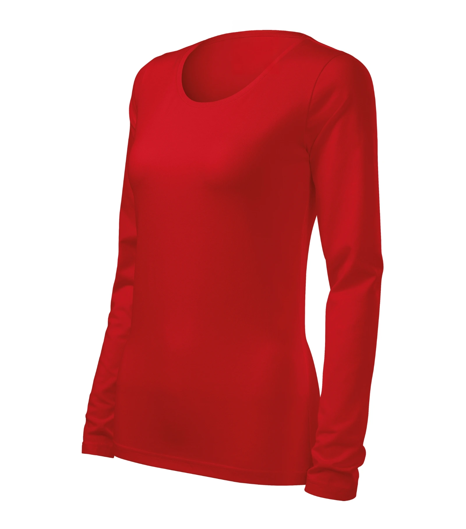 Vela Route - T-shirt dames 95% katoen, 5% elastaan - 139, Rood, maat XS