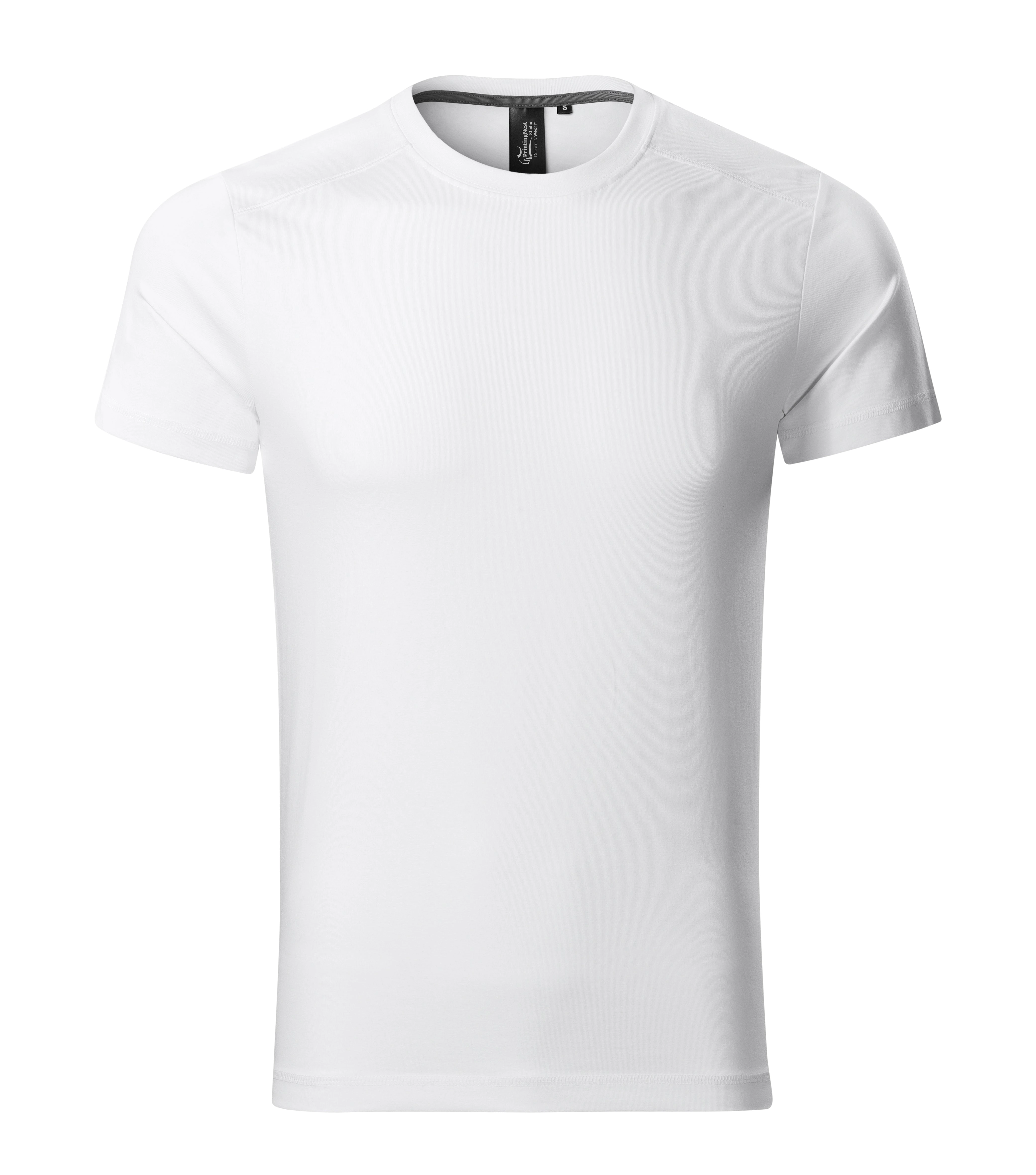Steelwave - T-shirt heren 95% katoen 5% elastaan - 150, wit, maat S