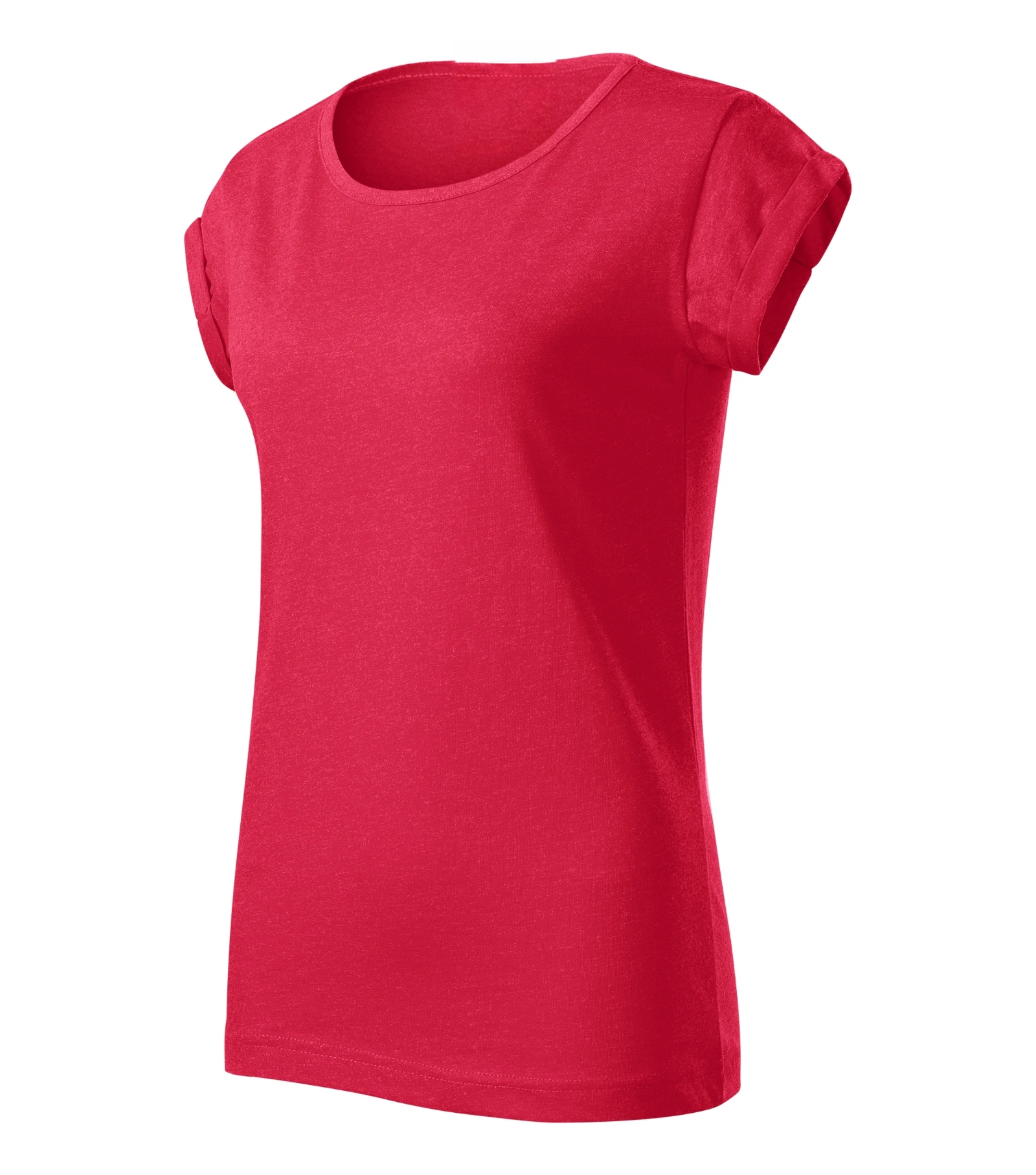 Zephyr Trail - T-shirt dames 65% polyester, 35% katoen - 164, Rood gemêleerd, maat XS