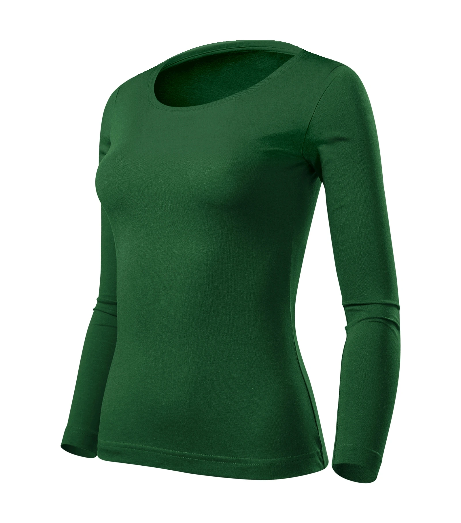 Crest Wave - T-shirt dames 100% katoen - 169, fles Groen, maat S