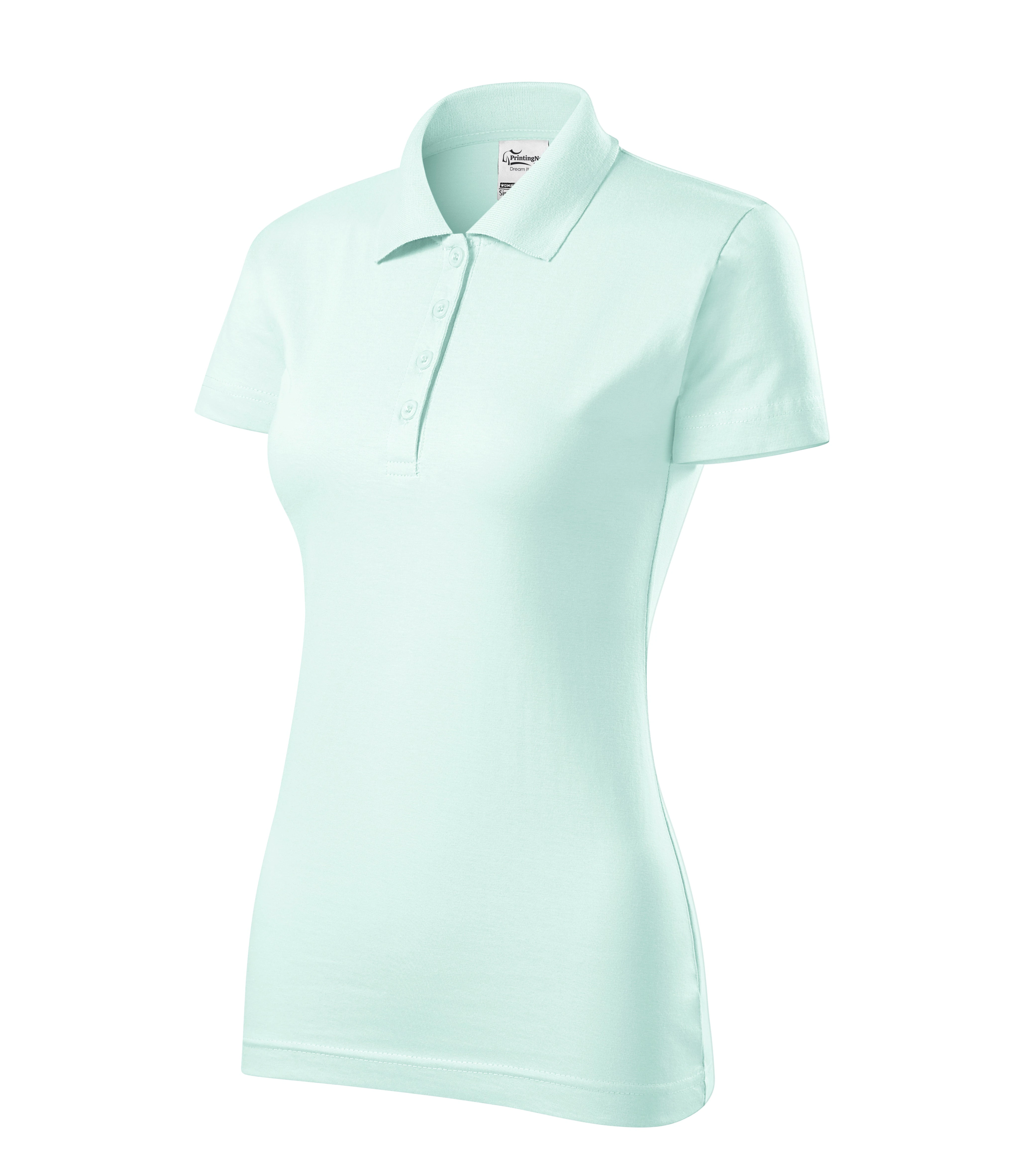 LyraBloom - Poloshirt dames 100% katoen - 223, vorst, maat XS