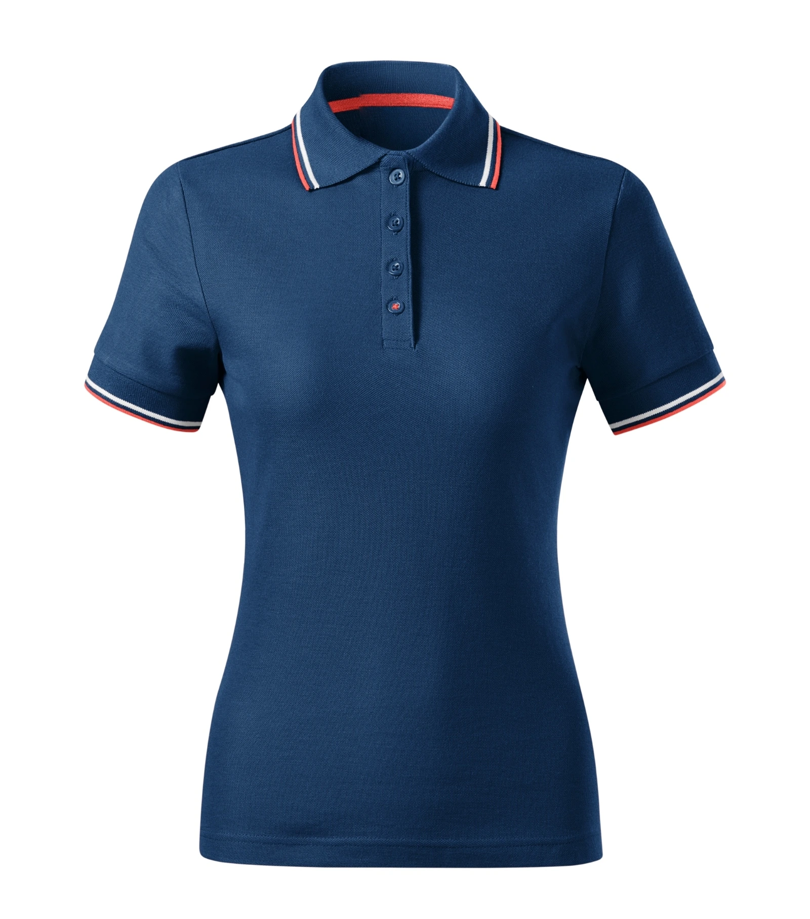 Alder Arc - Poloshirt dames 65% katoen, 35% polyester - 233, middernachtblauw, maat S
