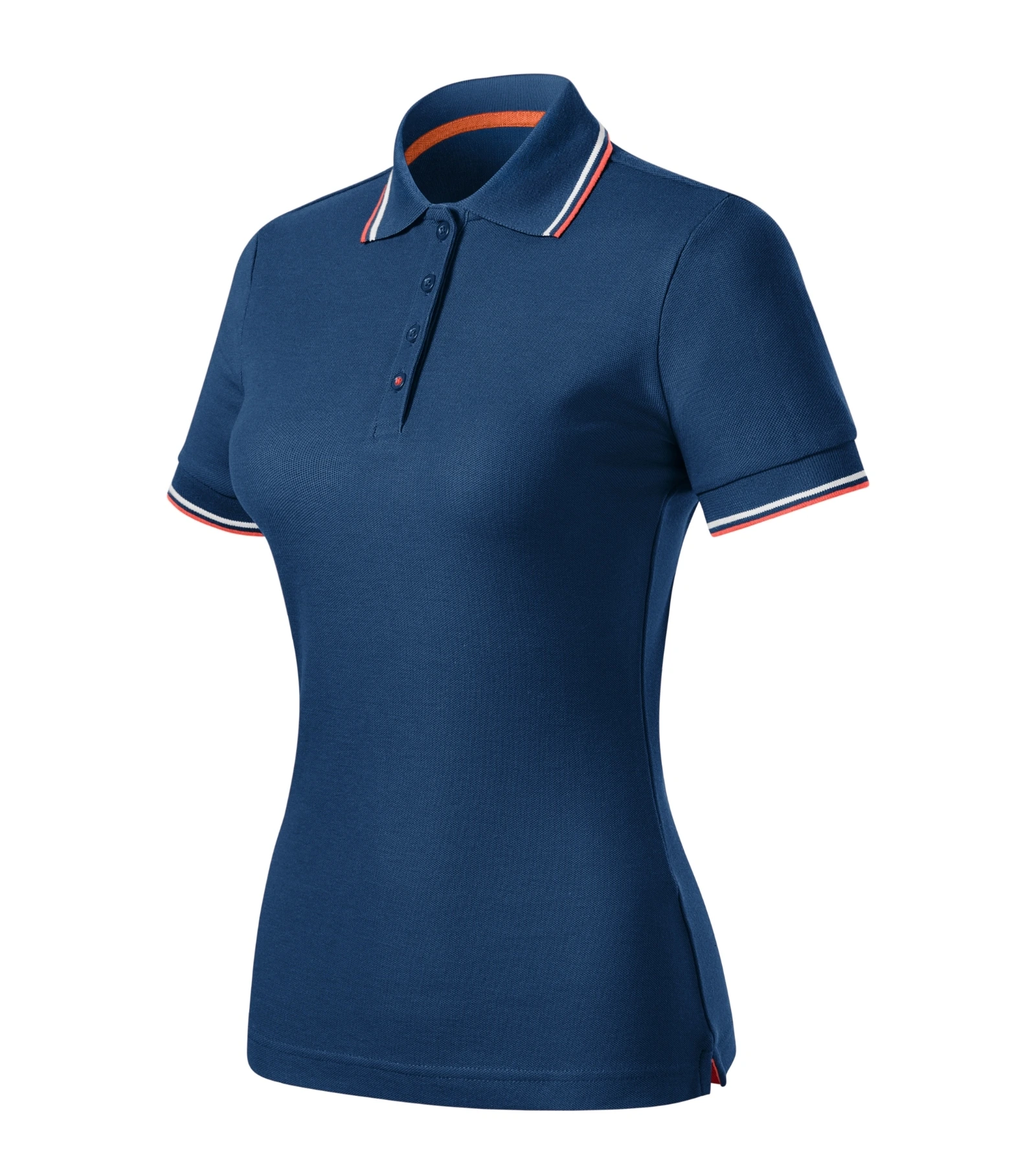 Alder Arc - Poloshirt dames 65% katoen, 35% polyester - 233, middernachtblauw, maat S