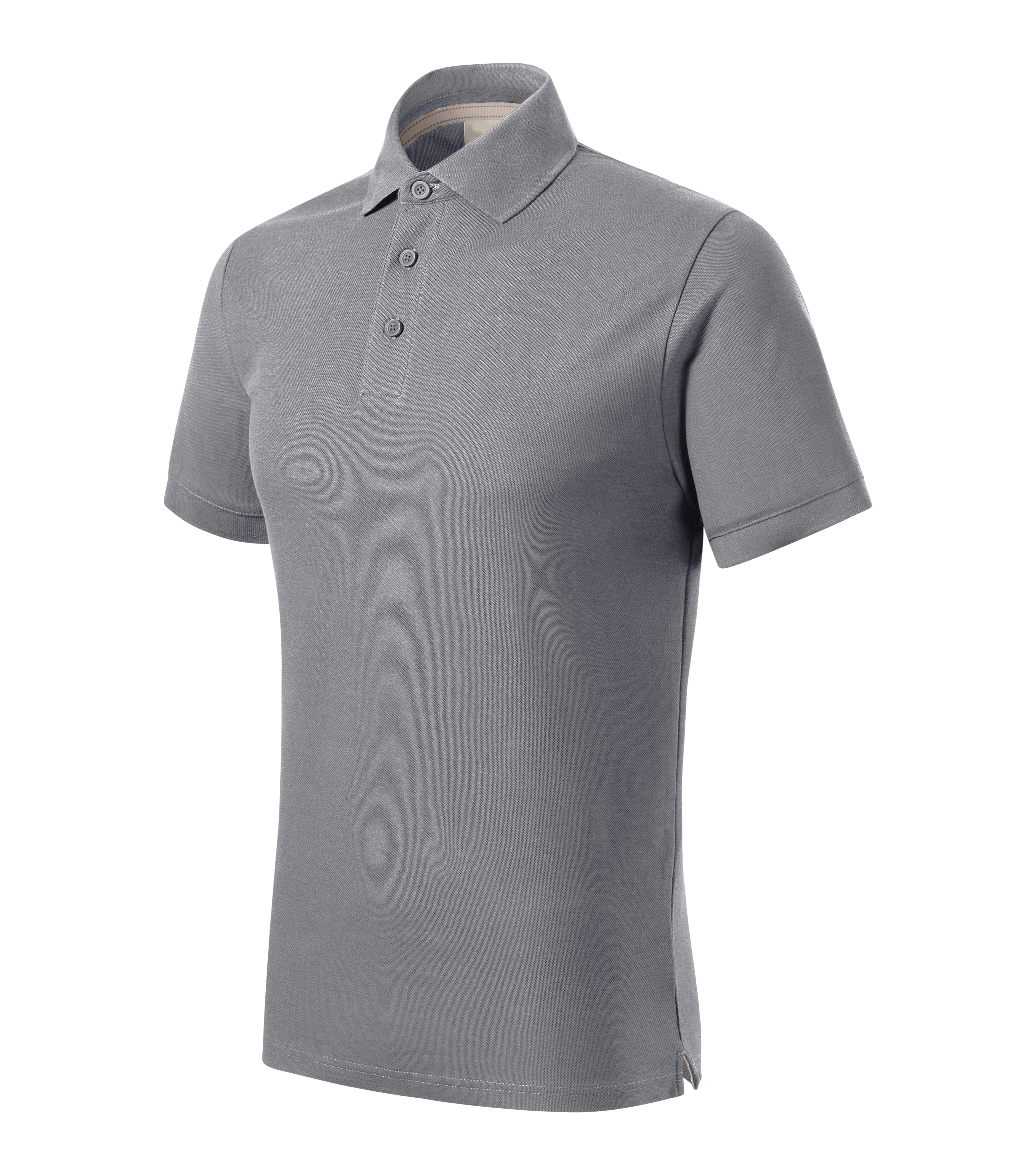 Galantus - Poloshirt heren 100% biologisch katoen GOTS - 234, antiek zilver, maat S