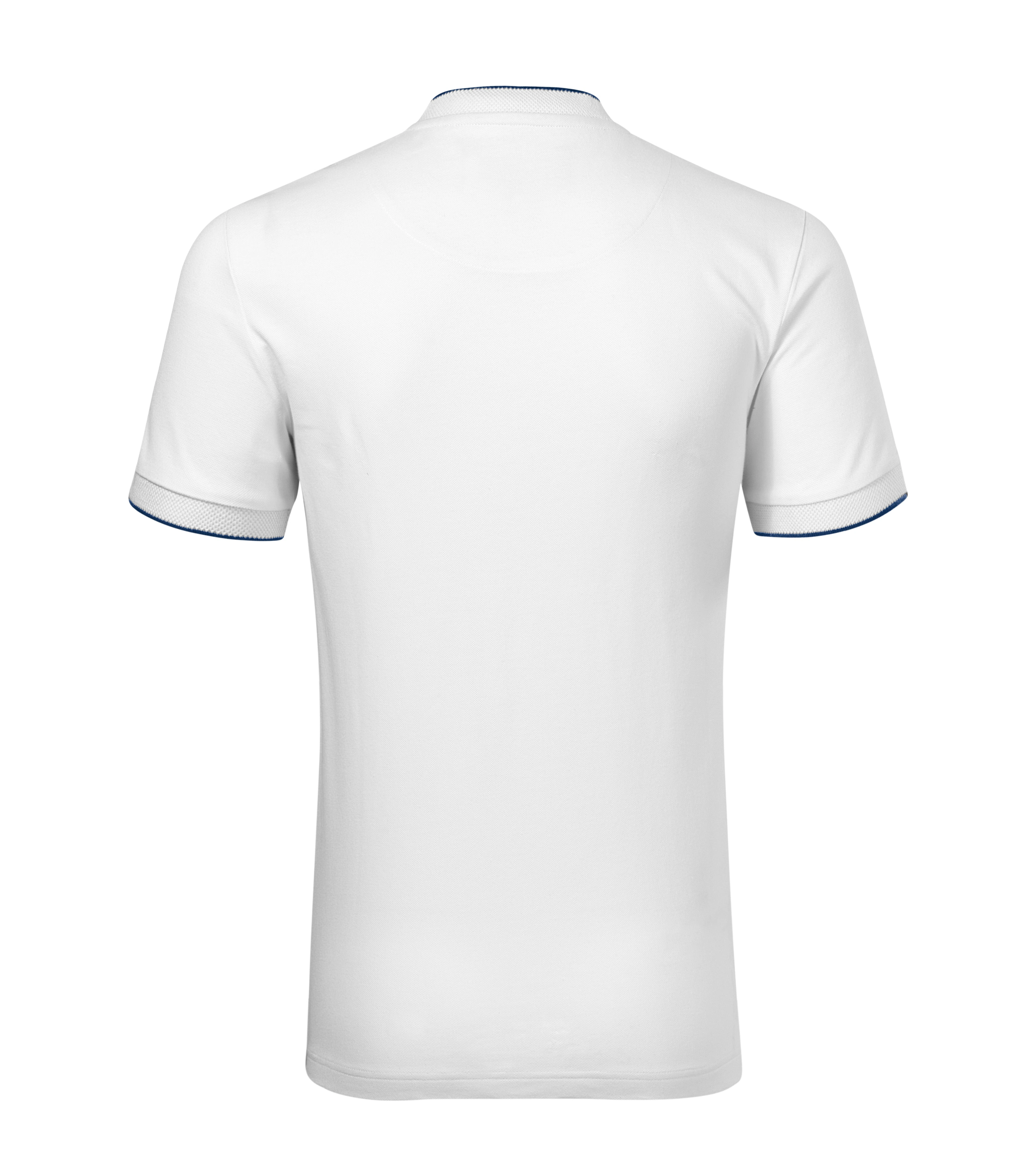 Drakon Sphere -Poloshirt heren 100% katoen, bomber collar- 273, wit, maat S