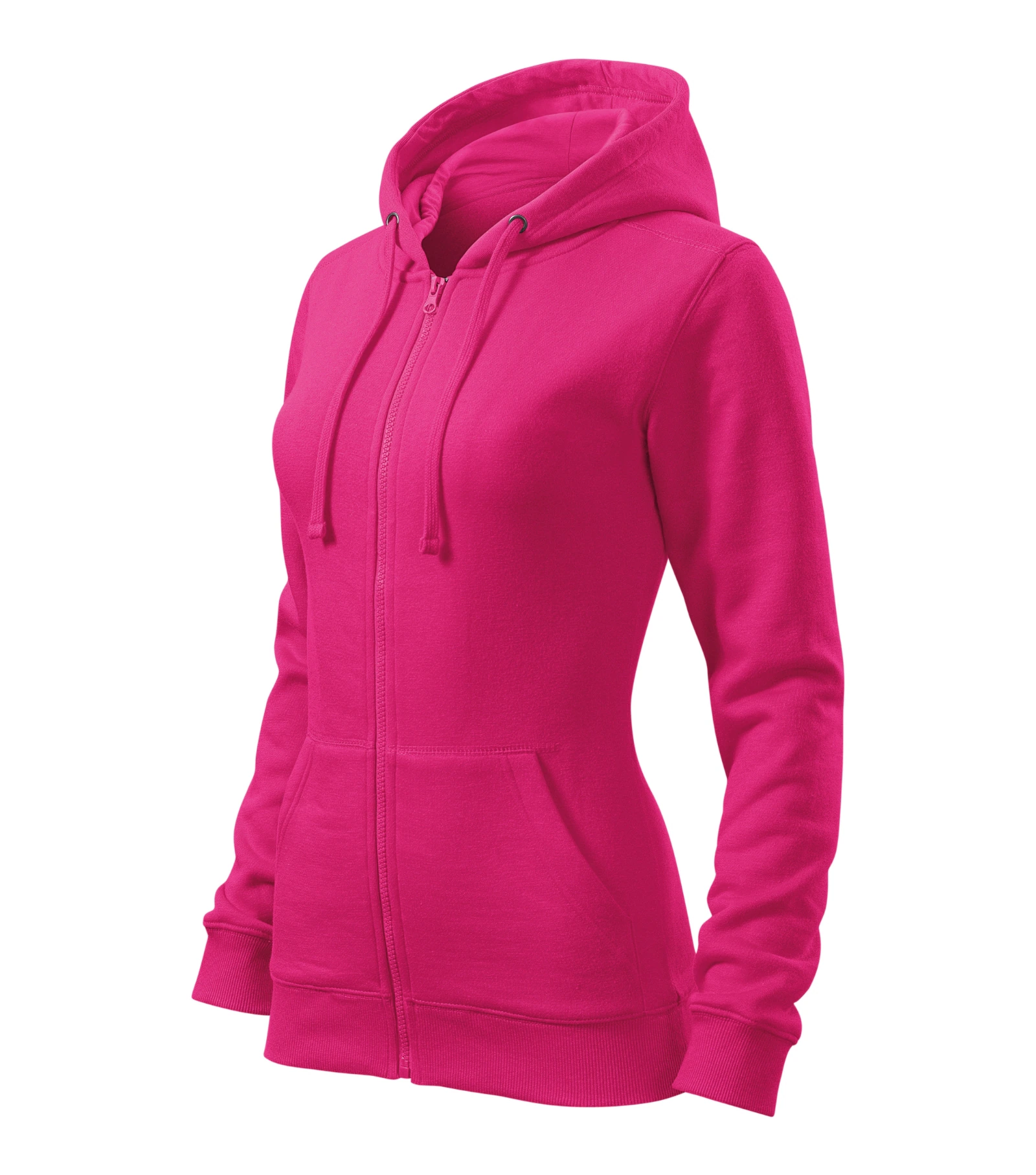 Indigo Crest - Sweater dames 65% katoen, 35% polyester - 411, magenta, maat XS