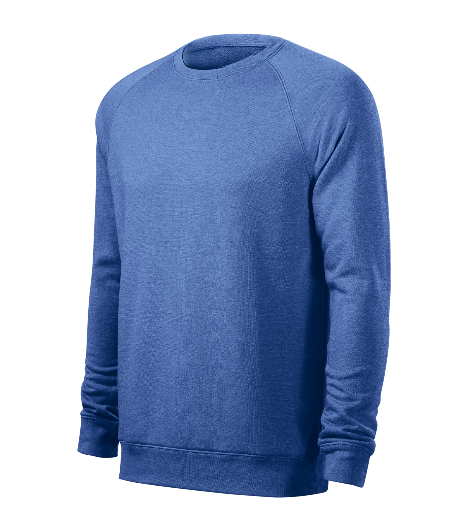 Delta Forge - Sweater heren 65% polyester, 35% katoen - 415, blauw gemêleerd, maat S