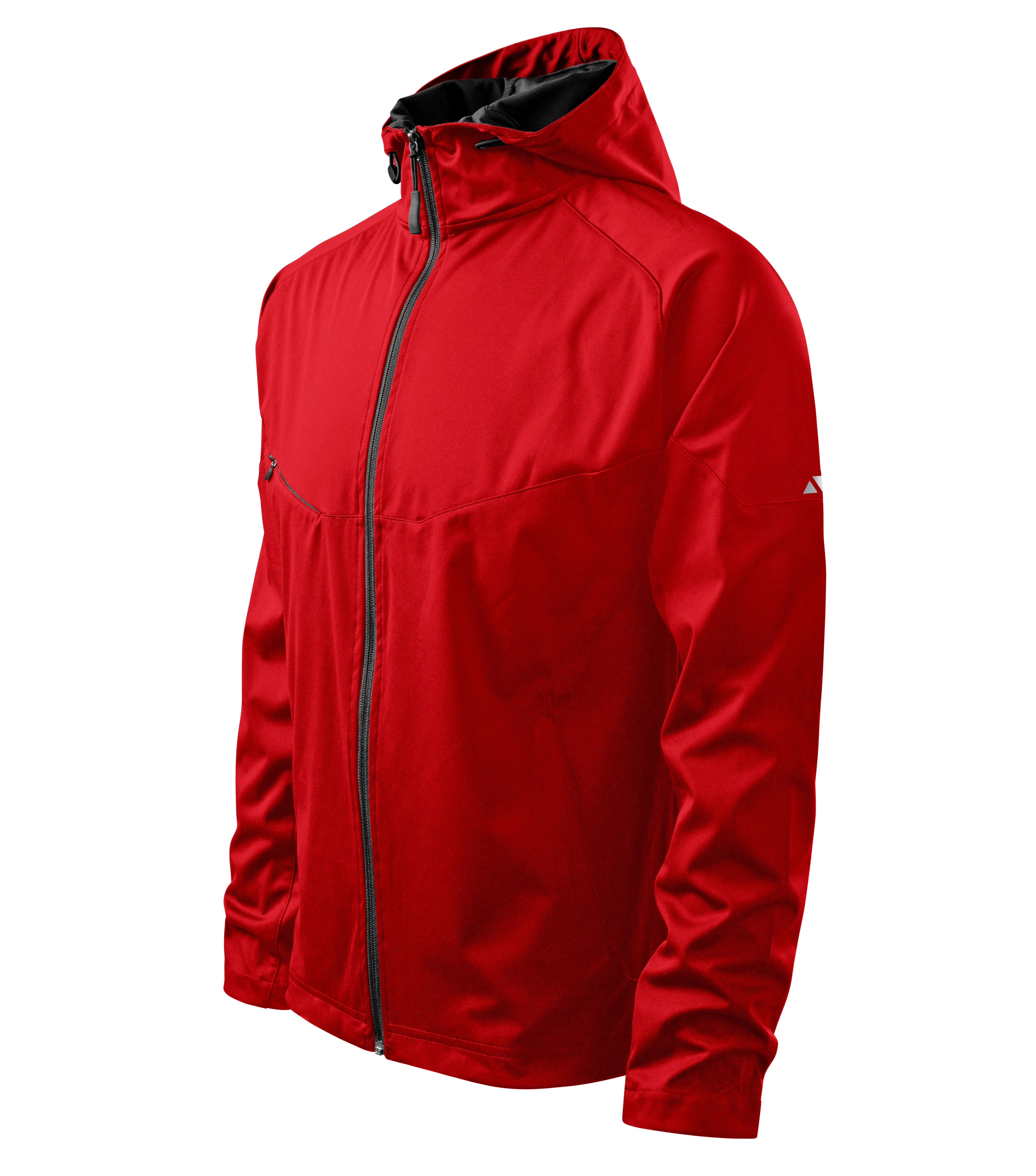 EmberQuilt- Softshelljas heren 100% polyester, waterproof - 515, Rood, maat S