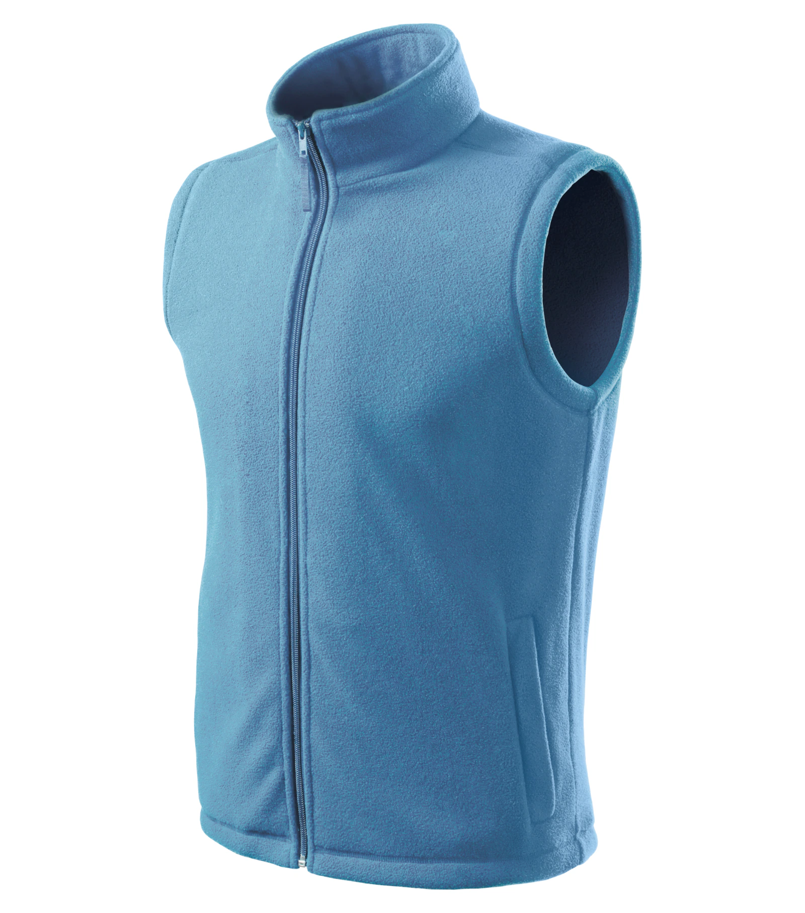 Grove Rise - Fleecebodywarmer unisex 100% polyester - 518, azuurblauw, maat XS