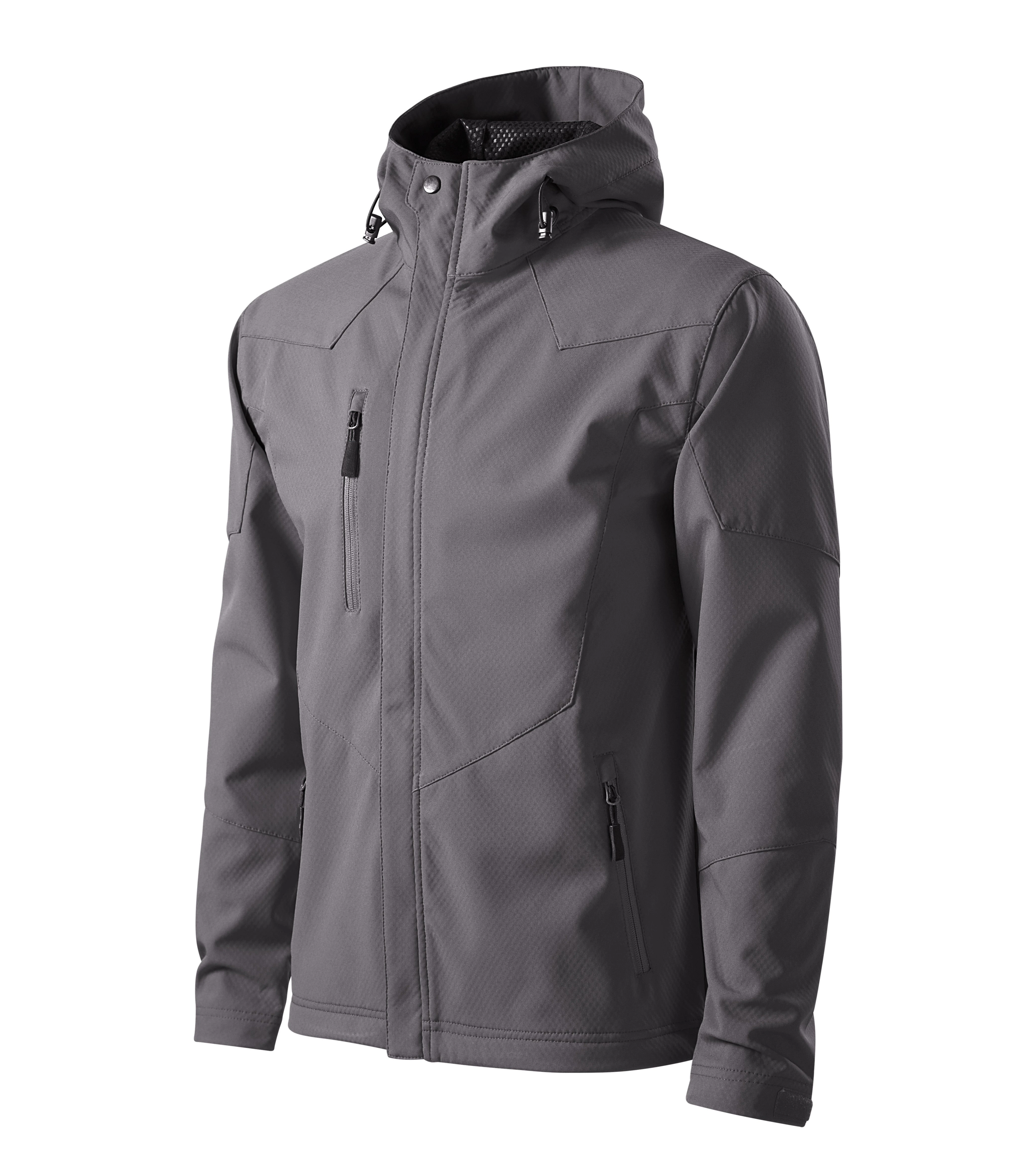 Zephyrline - Softshelljas heren 96% polyester 4% elastaan - 531, staal Grijs, maat S