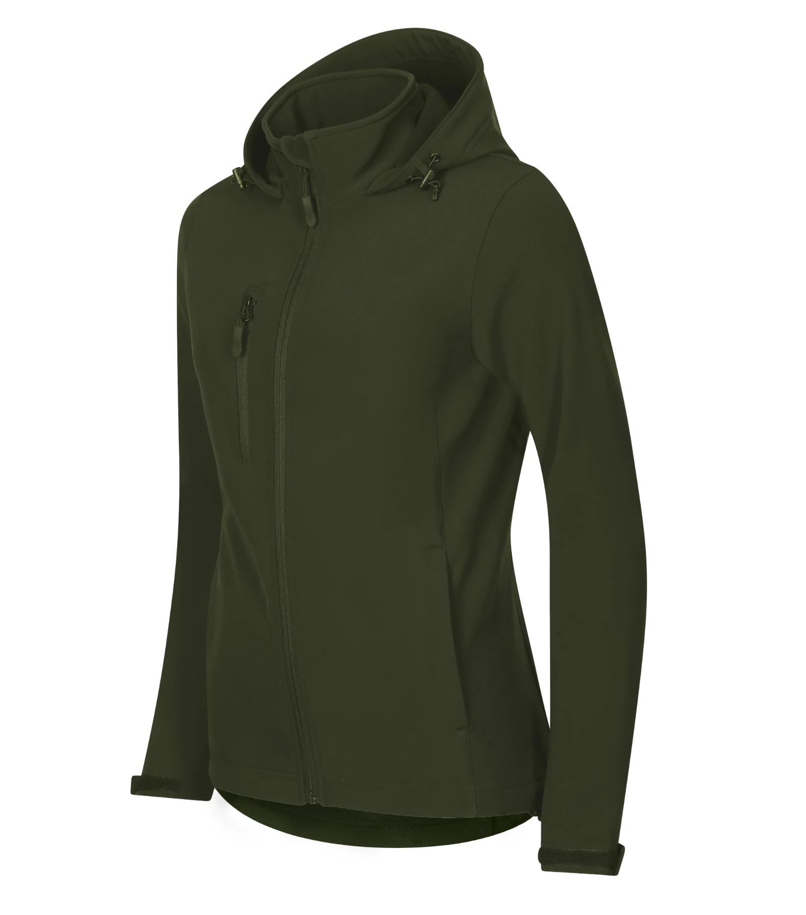 Cinder Vista - Softshelljas dames 96% polyester, 4% elastaan - 549, Militairgroen, maat XS
