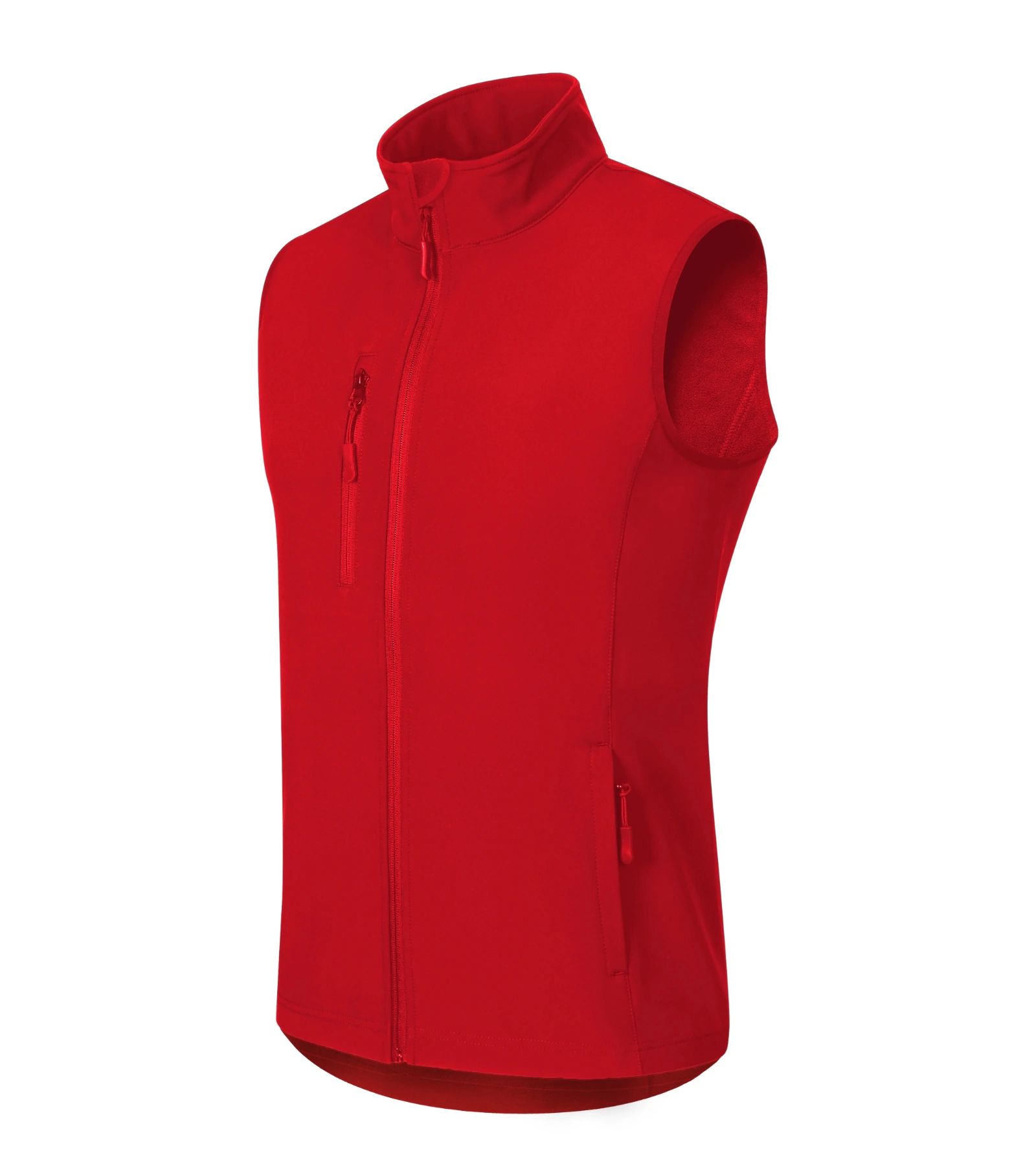 Verdant Harbor - Softshellbodywarmer heren 96% polyester, 4% elastaan - 568, Rood, maat S