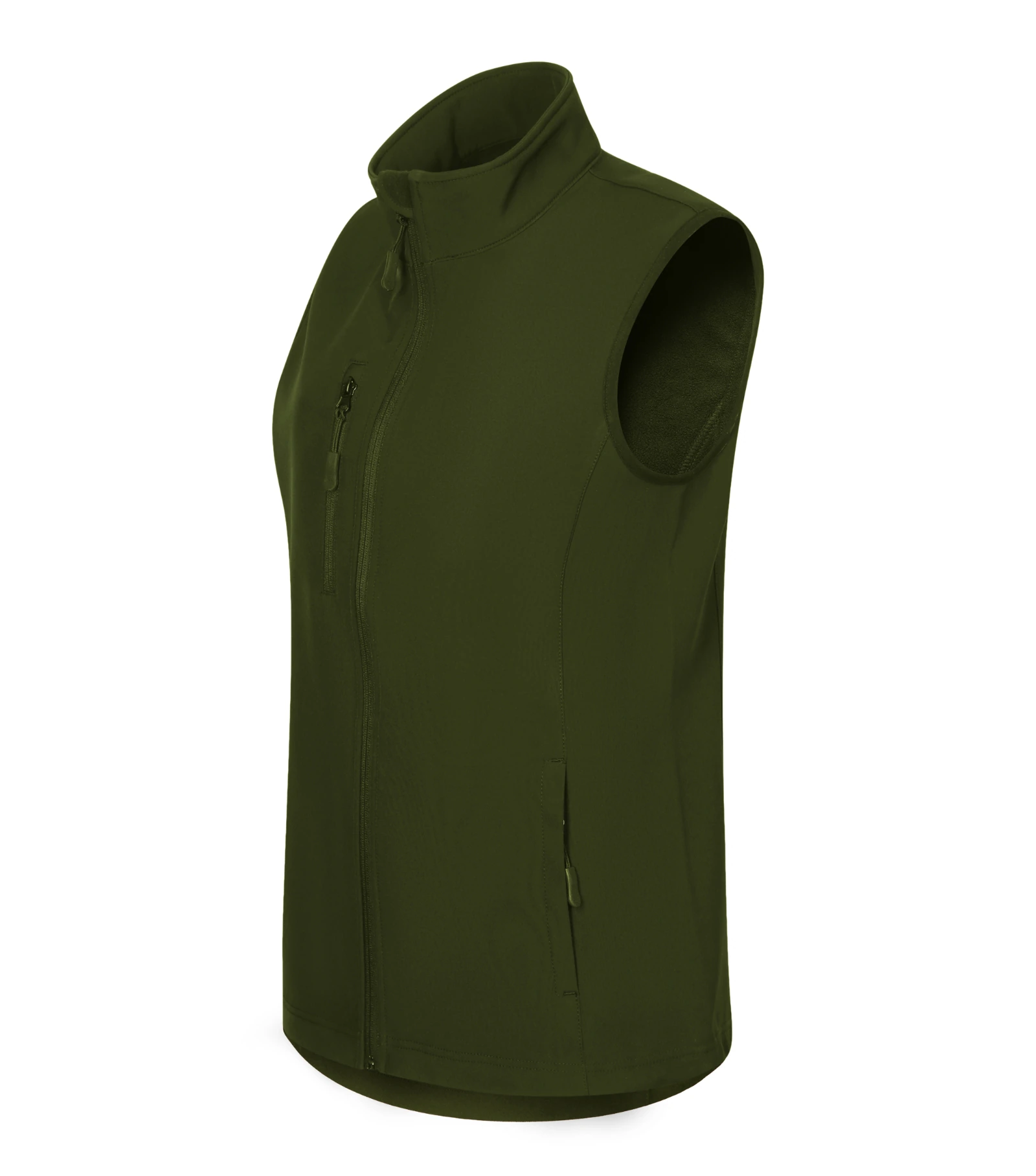 Grove Horizon - Softshellbodywarmer dames 96% polyester, 4% elastaan - 569, Militairgroen, maat XS