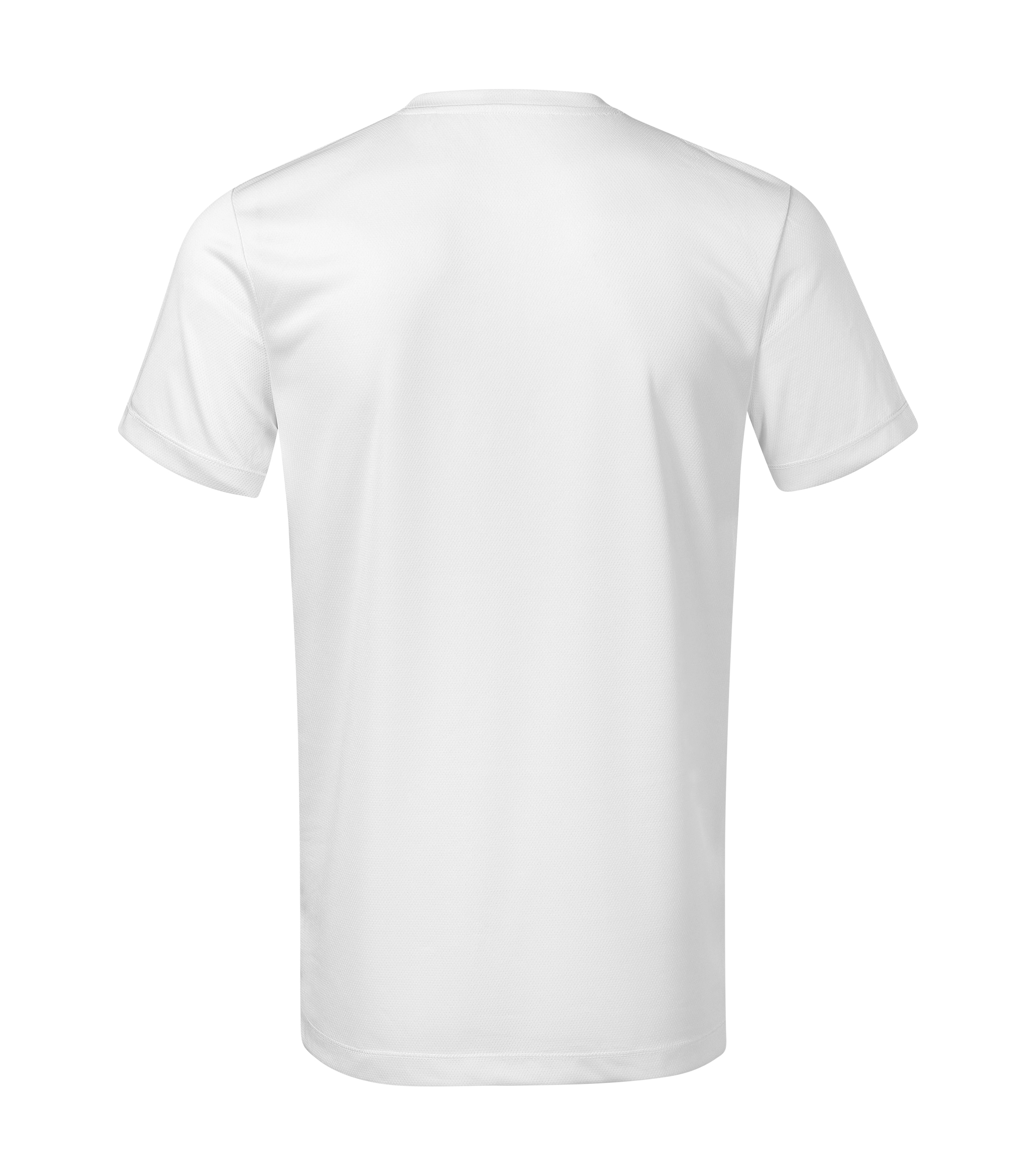 Trail Core - T-shirt heren 100% micro-polyester - 810, wit, maat S