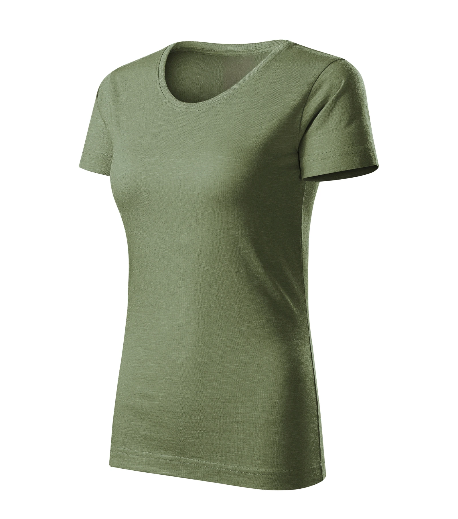 Arden Line - T-shirt dames 100% biologisch katoen - 824, khaki, maat XS