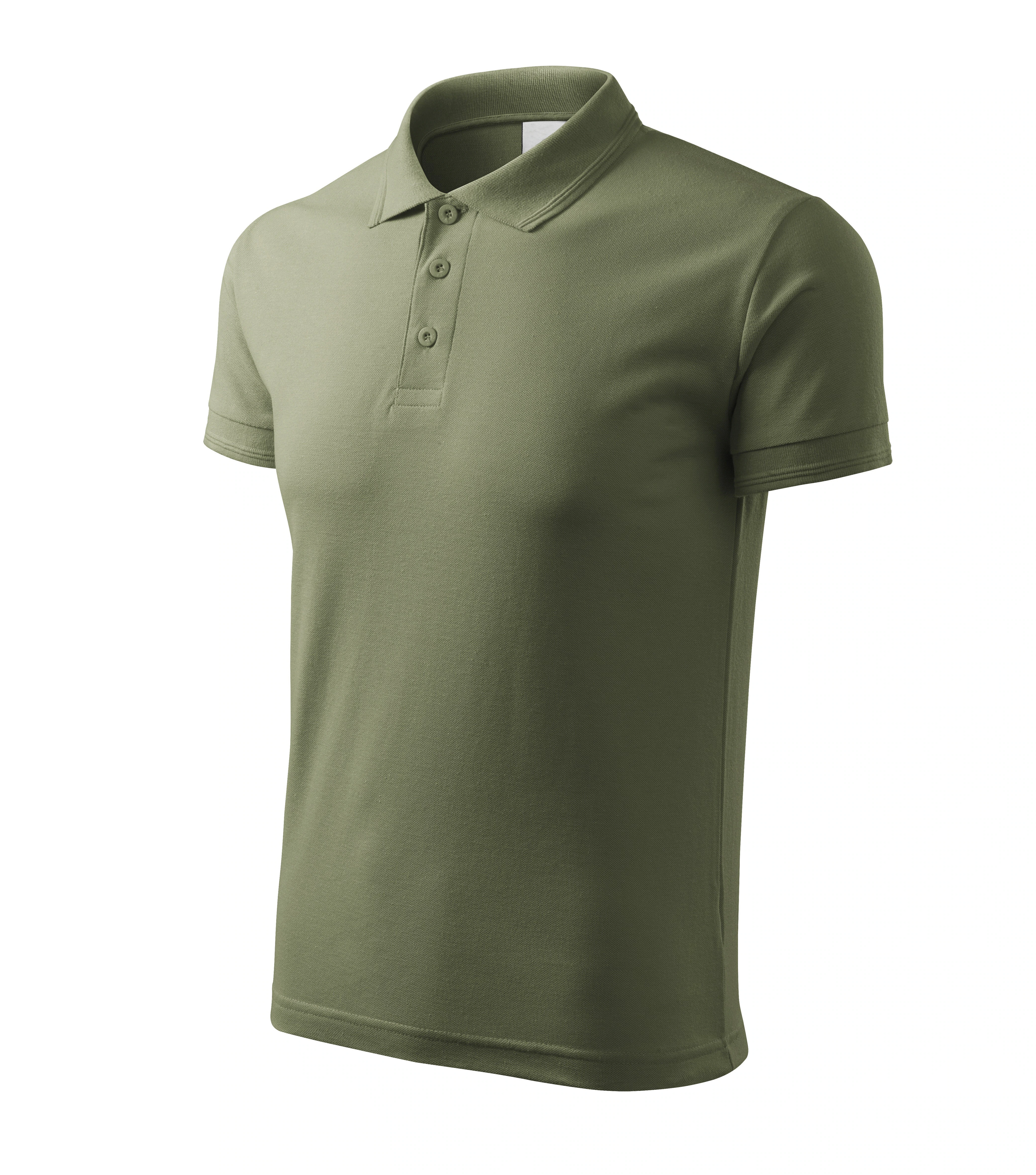 Solvante - Poloshirt heren 65% katoen 35% polyester FREE - F03, khaki, maat S