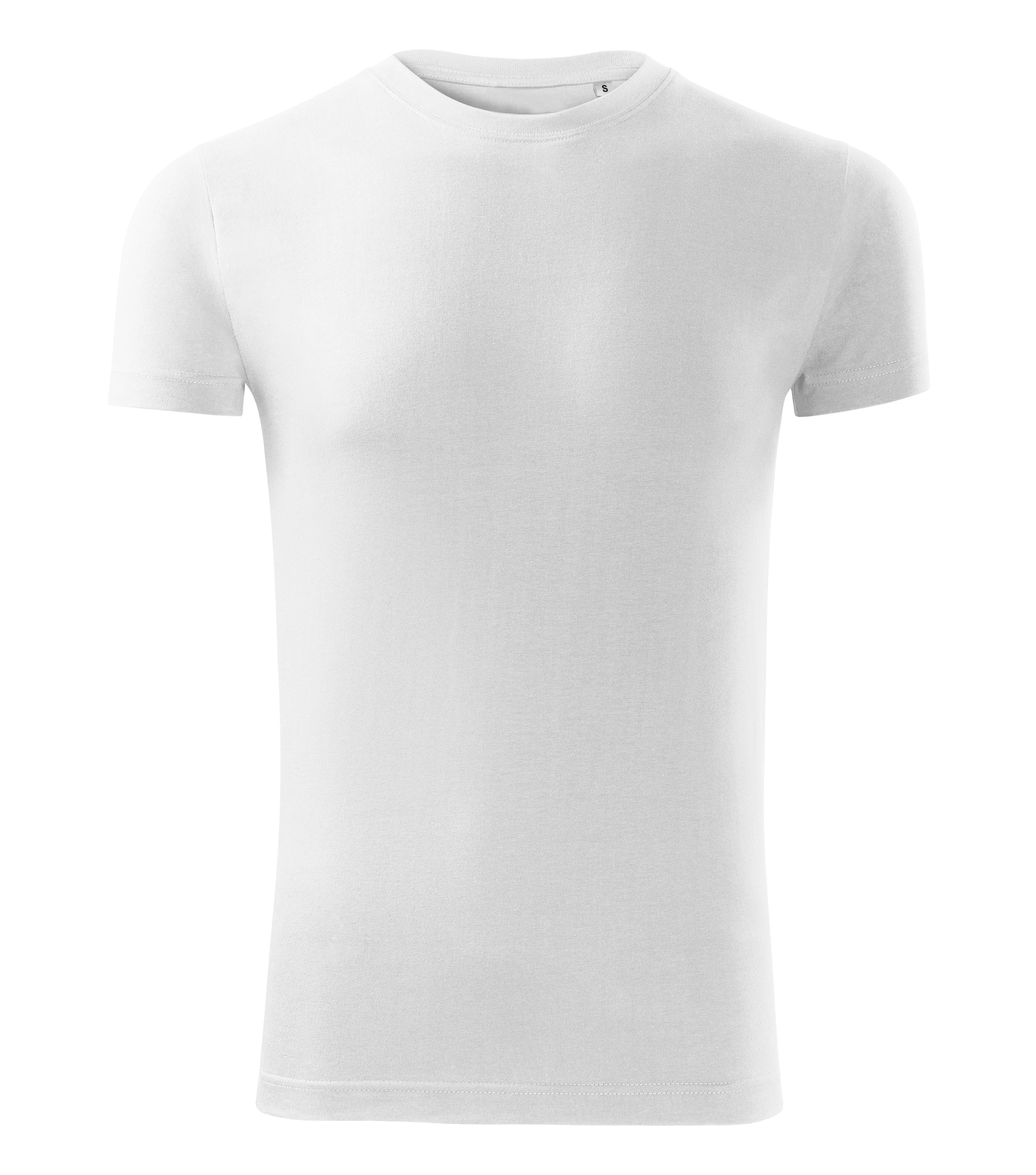 Canyon Thread - T-shirt heren 100% katoen FREE - F43, wit, maat S
