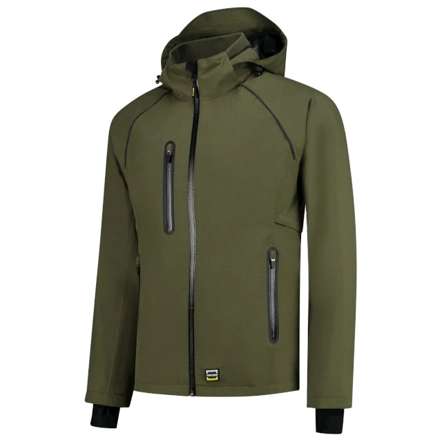 FrostCrest - Jas unisex - waterproof, windproof - T54, legergroen, maat S
