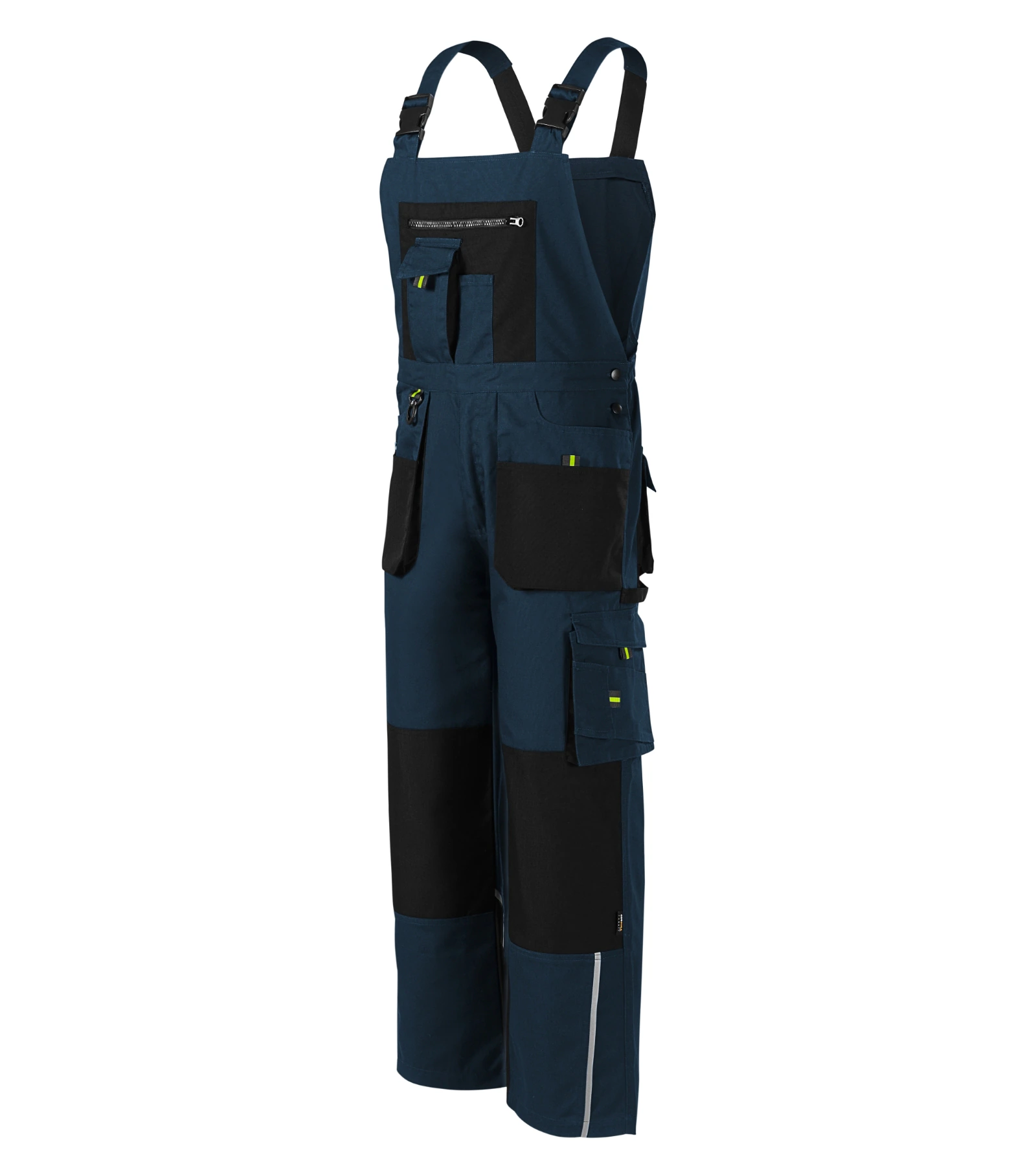 Terra Line - Werkbroek met bretels heren 65% polyester, 35% katoen - W04, marine blauw, maat 44/46