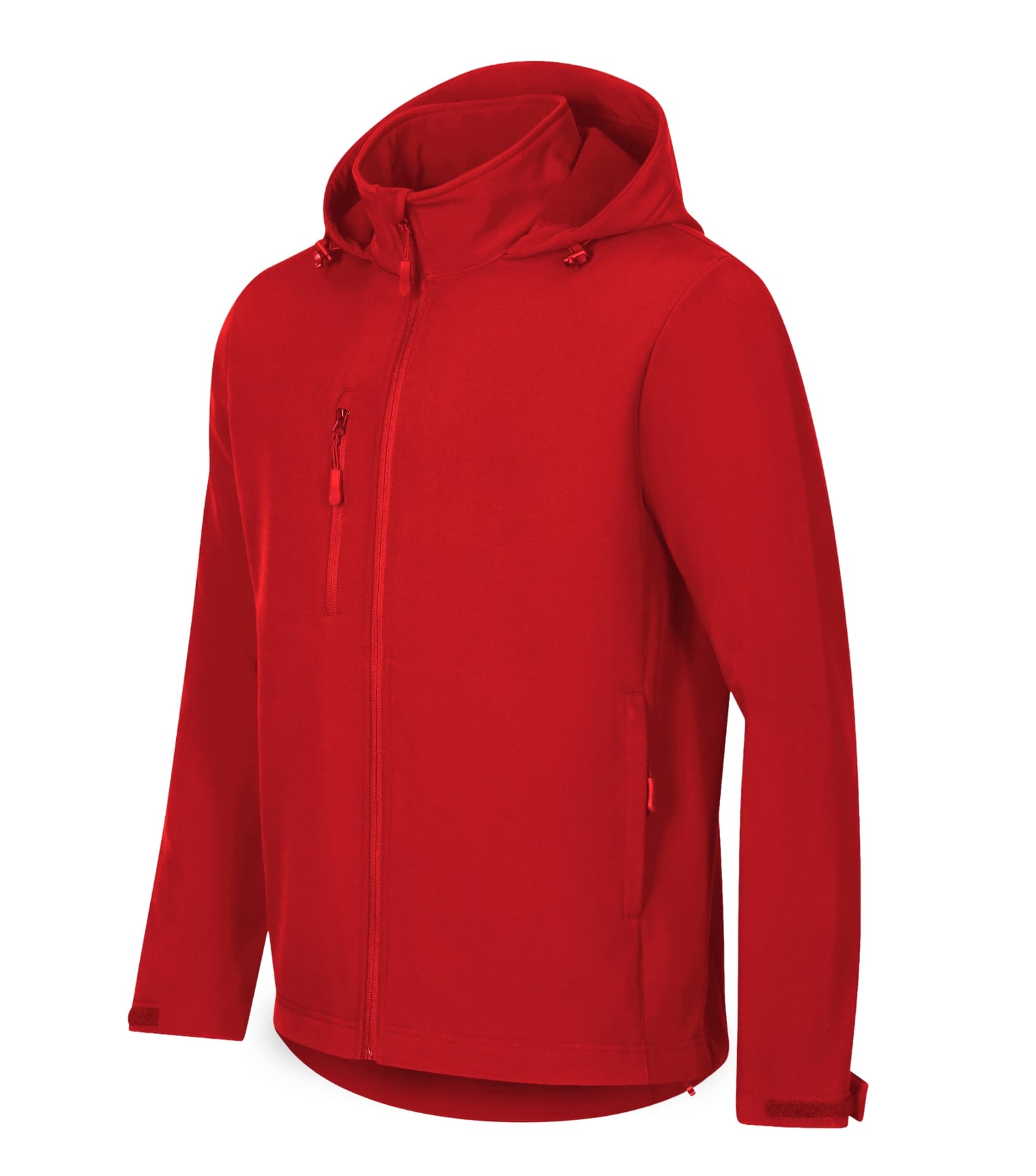 Sierra Vale - Softshelljas heren 96% polyester, 4% elastaan - 548 in Rood