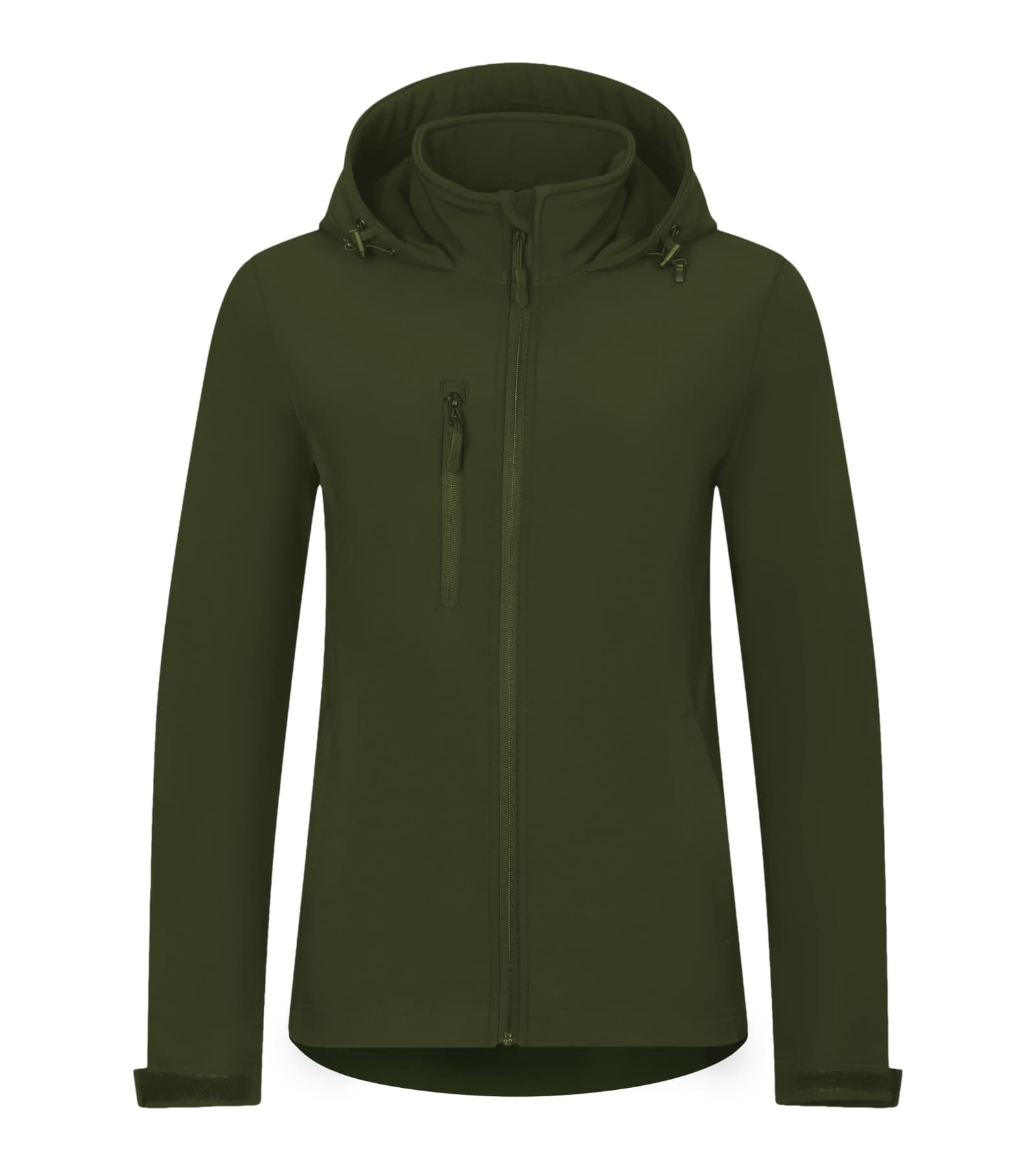 Cinder Vista - Softshelljas dames 96% polyester, 4% elastaan - 549 in Militairgroen