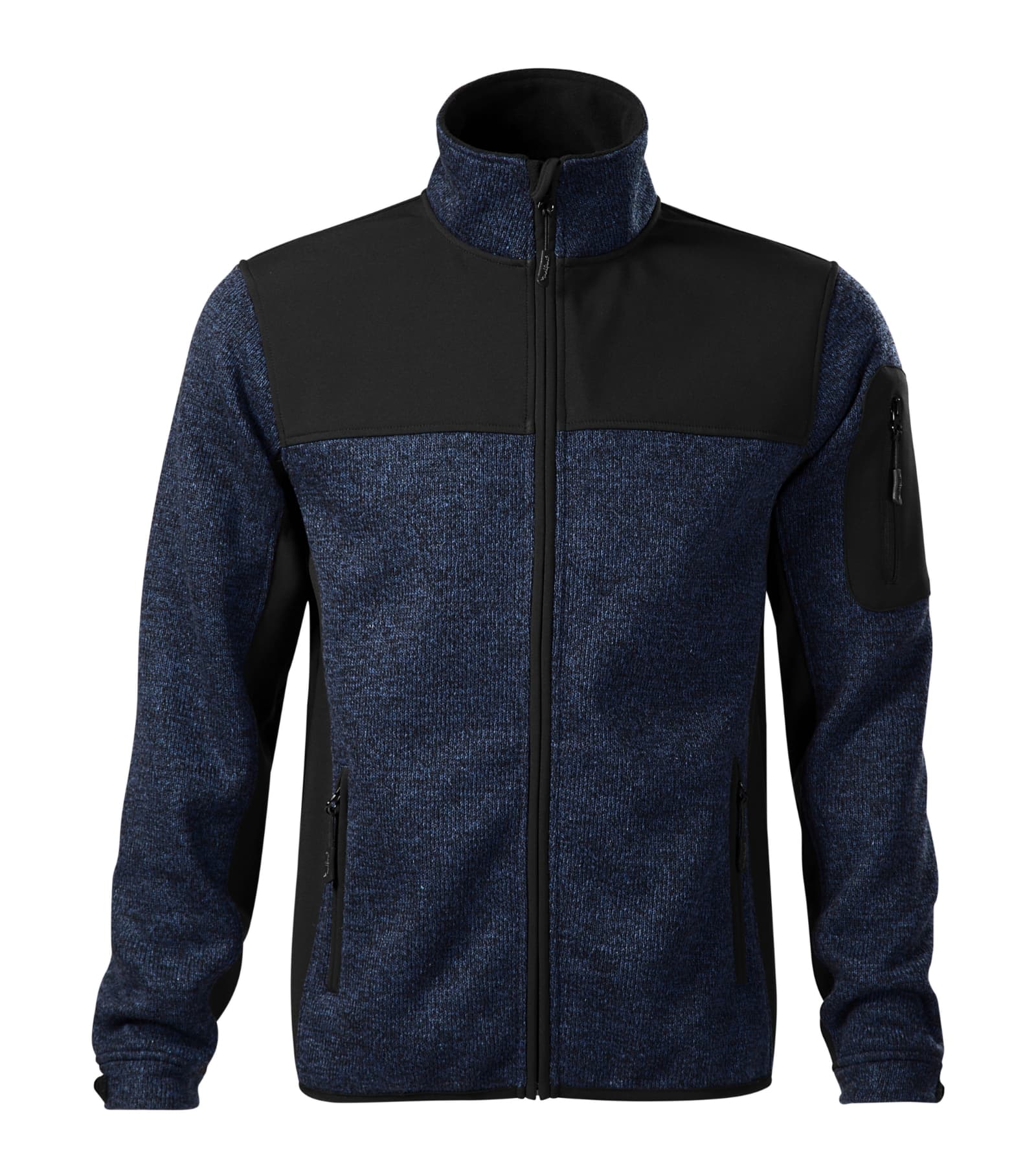 Dawn Loom - Softshelljas heren 100% polyester - 550 in gebreid blauw