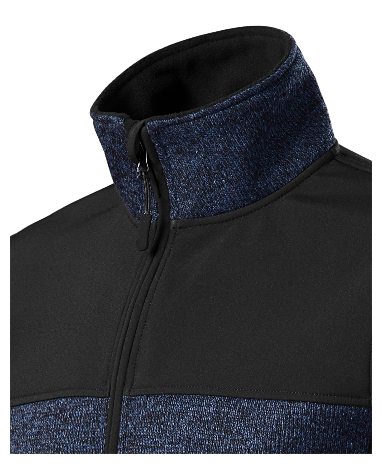 Dawn Loom - Softshelljas heren 100% polyester - 550 in gebreid blauw