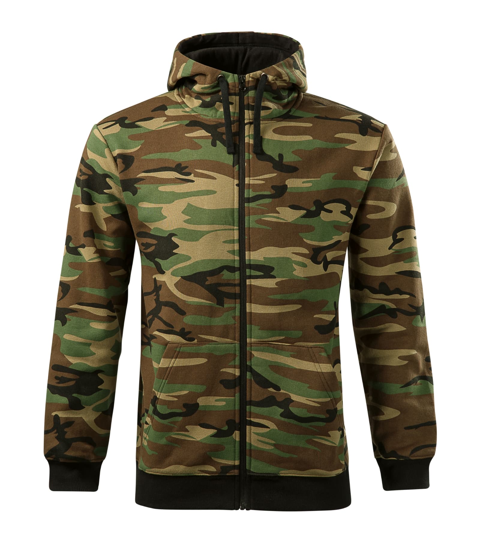Grove Crest - Sweater heren 65% katoen, 35% polyester - C19 in camouflage Bruin