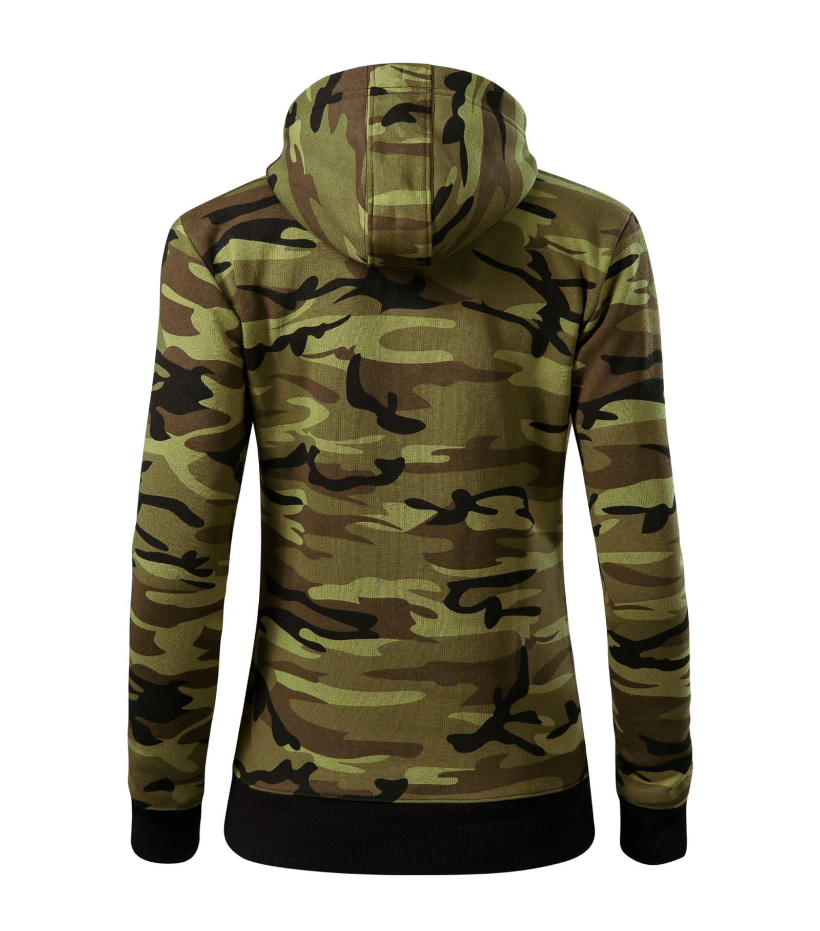 Haven Route - Sweater dames 65% katoen, 35% polyester - C20 in camouflage Groen