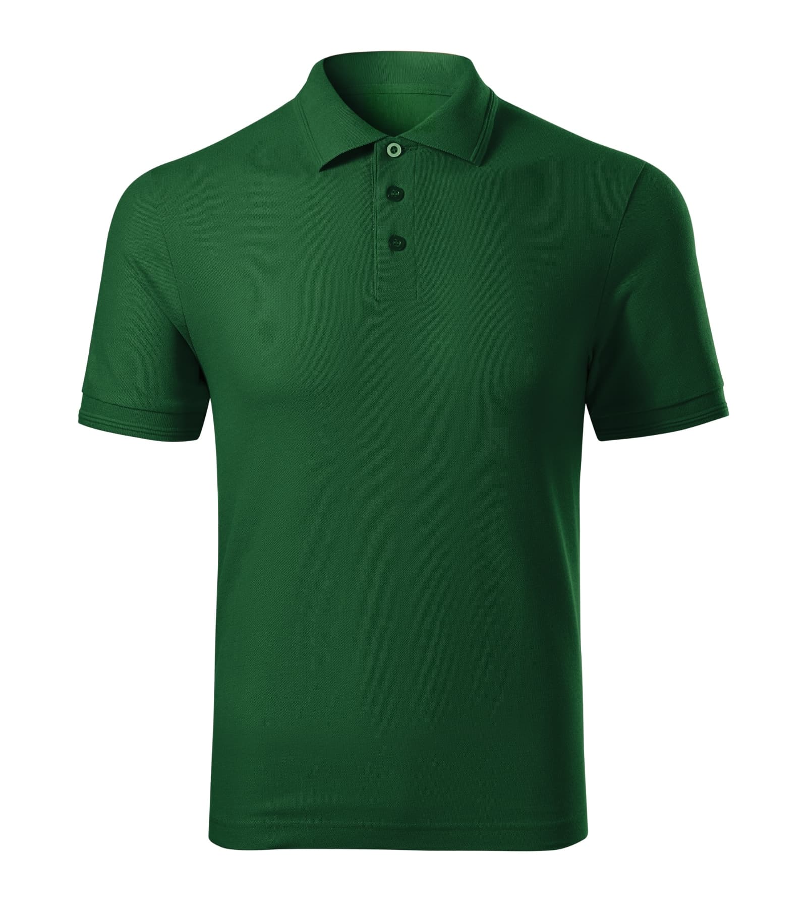 Cobalt Bloom - Poloshirt heren 65% katoen, 35% polyester - R22 in fles Groen