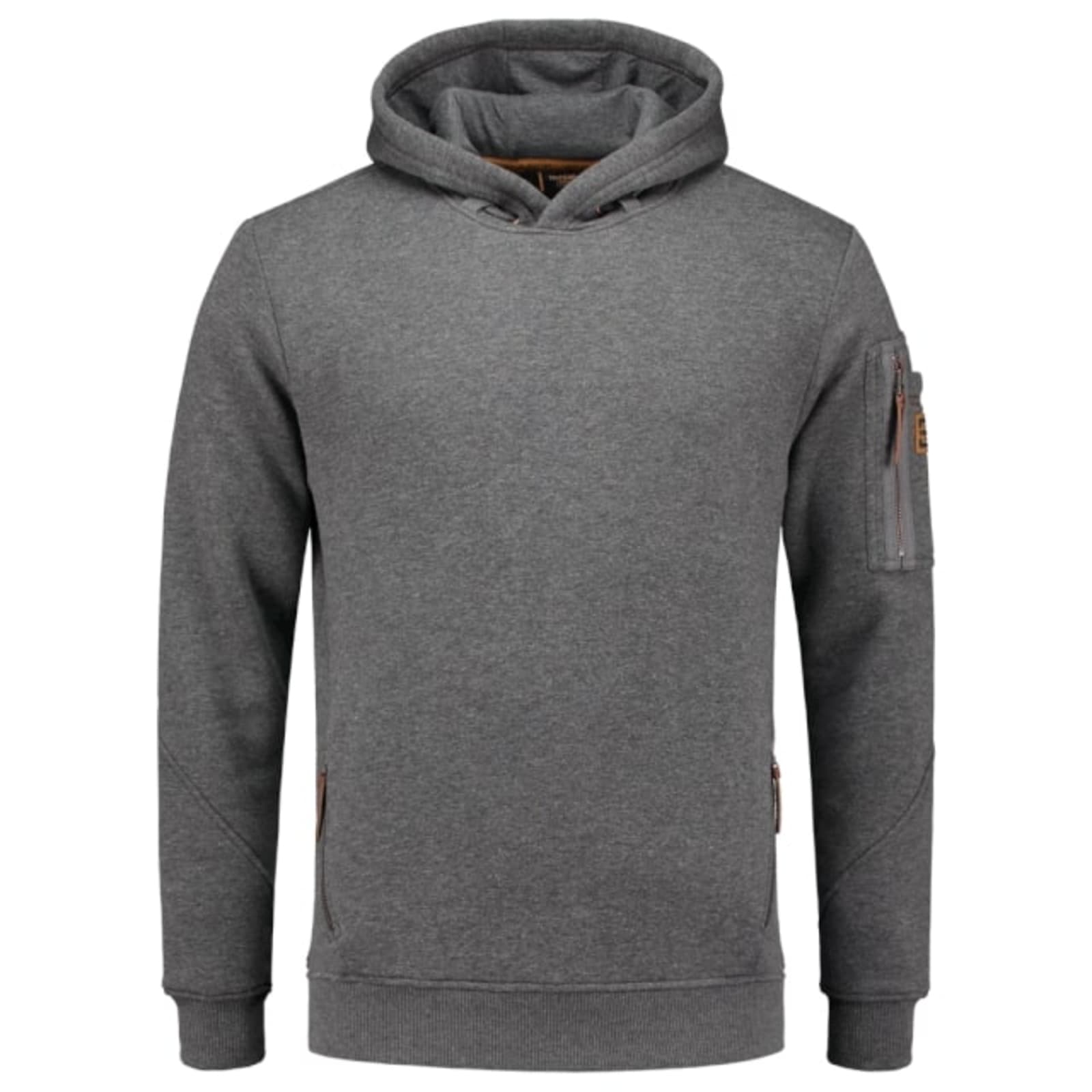Zephyr Field - Sweater heren 80% katoen, 20% polyester - T42 in steen gemêleerd