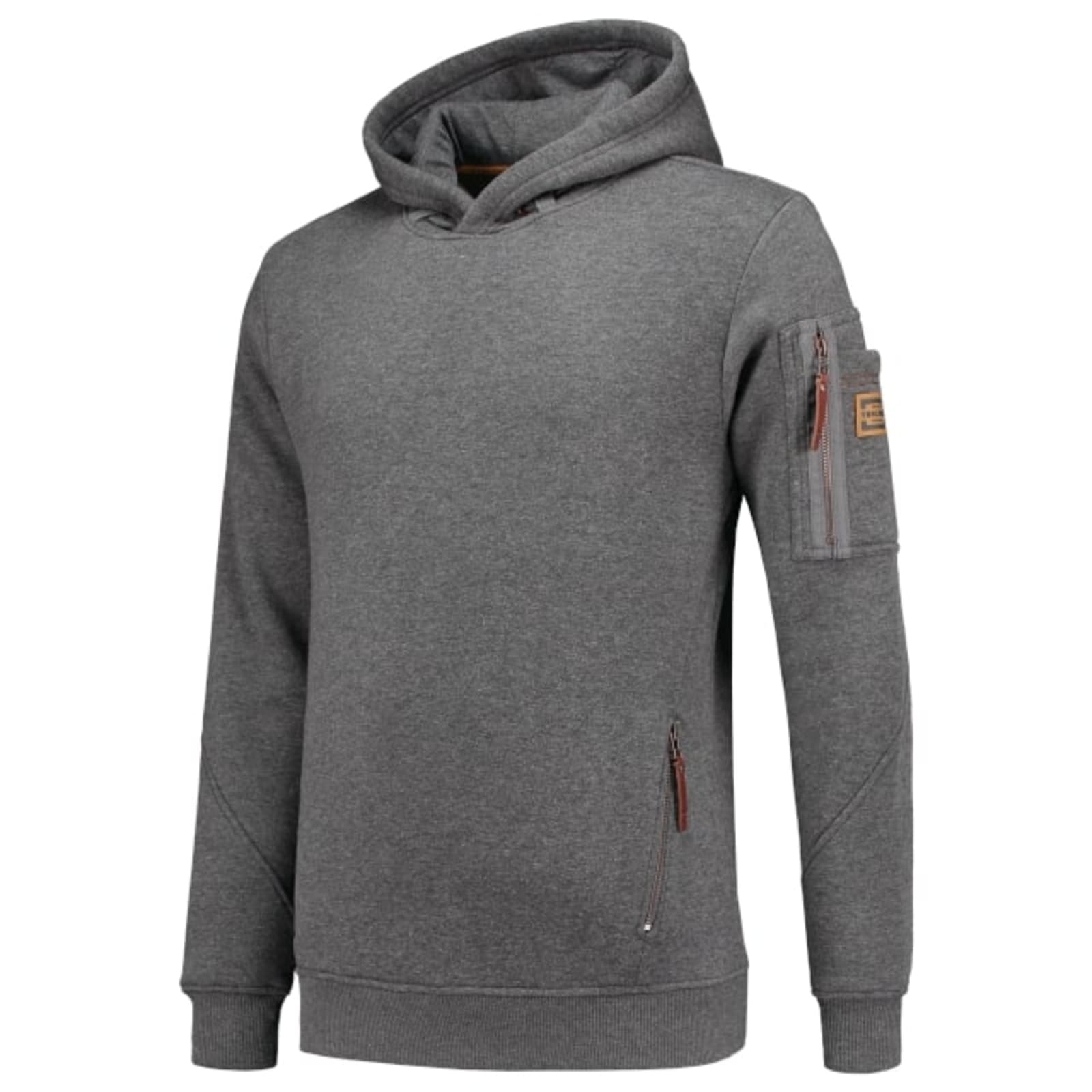 Zephyr Field - Sweater heren 80% katoen, 20% polyester - T42 in steen gemêleerd