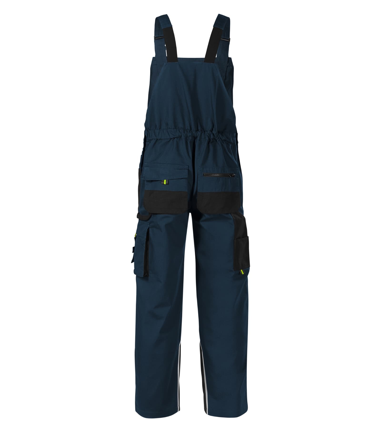 Terra Line - Werkbroek met bretels heren 65% polyester, 35% katoen - W04 in marine blauw