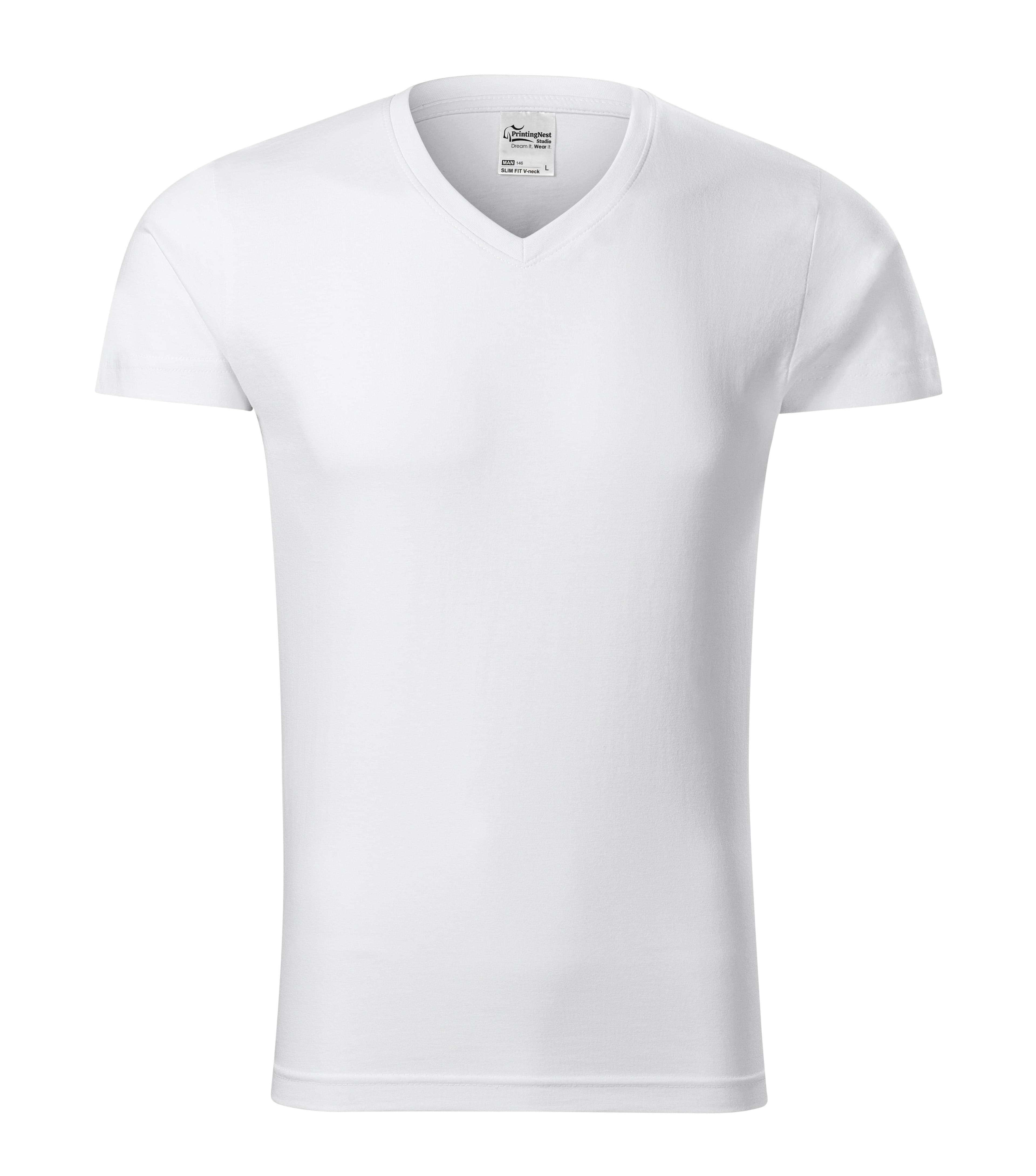Flint Horizon - T-shirt heren 100% katoen - 146 in wit