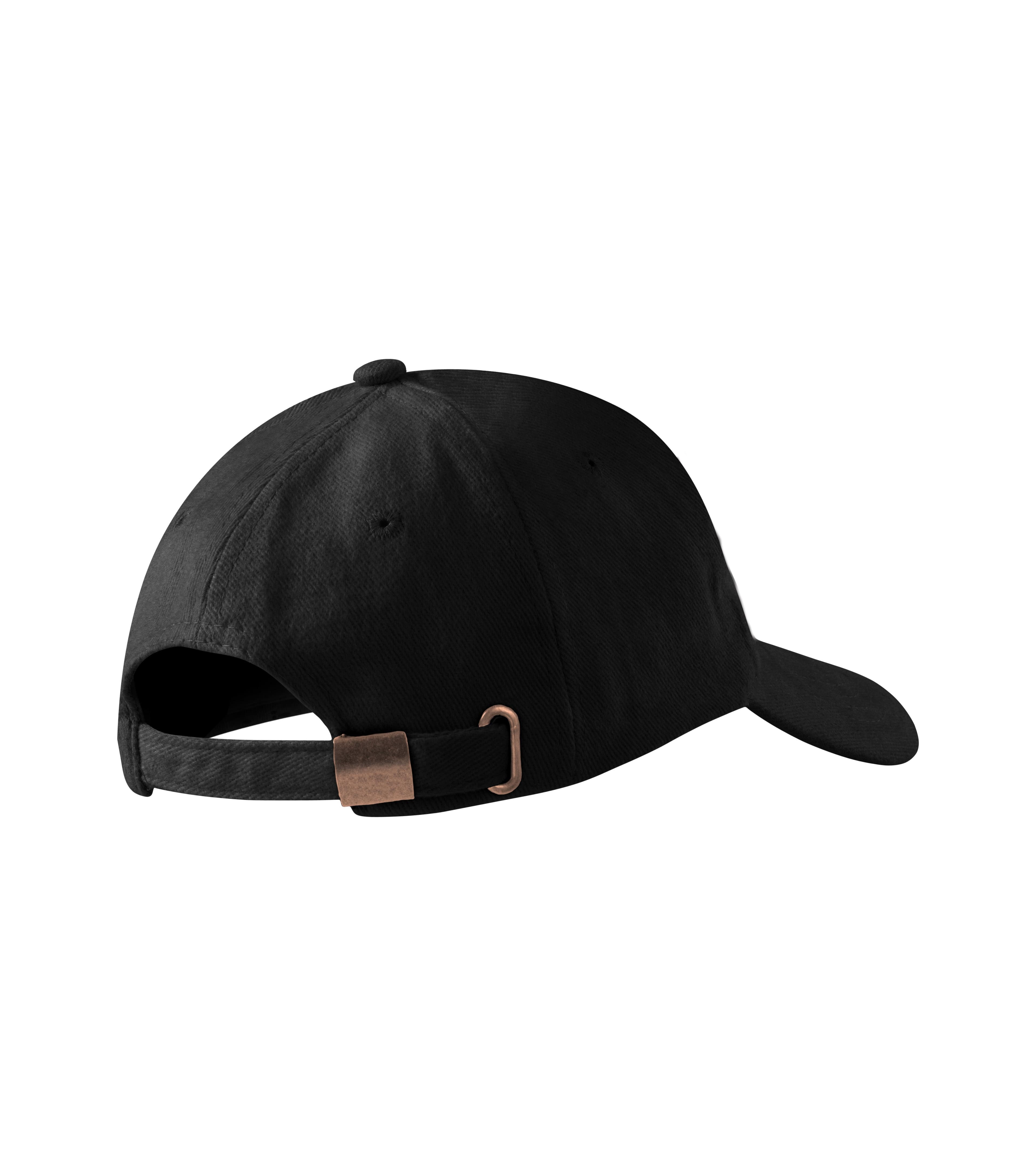 Pet unisex  adjustable 100% katoen - 307 in Zwart