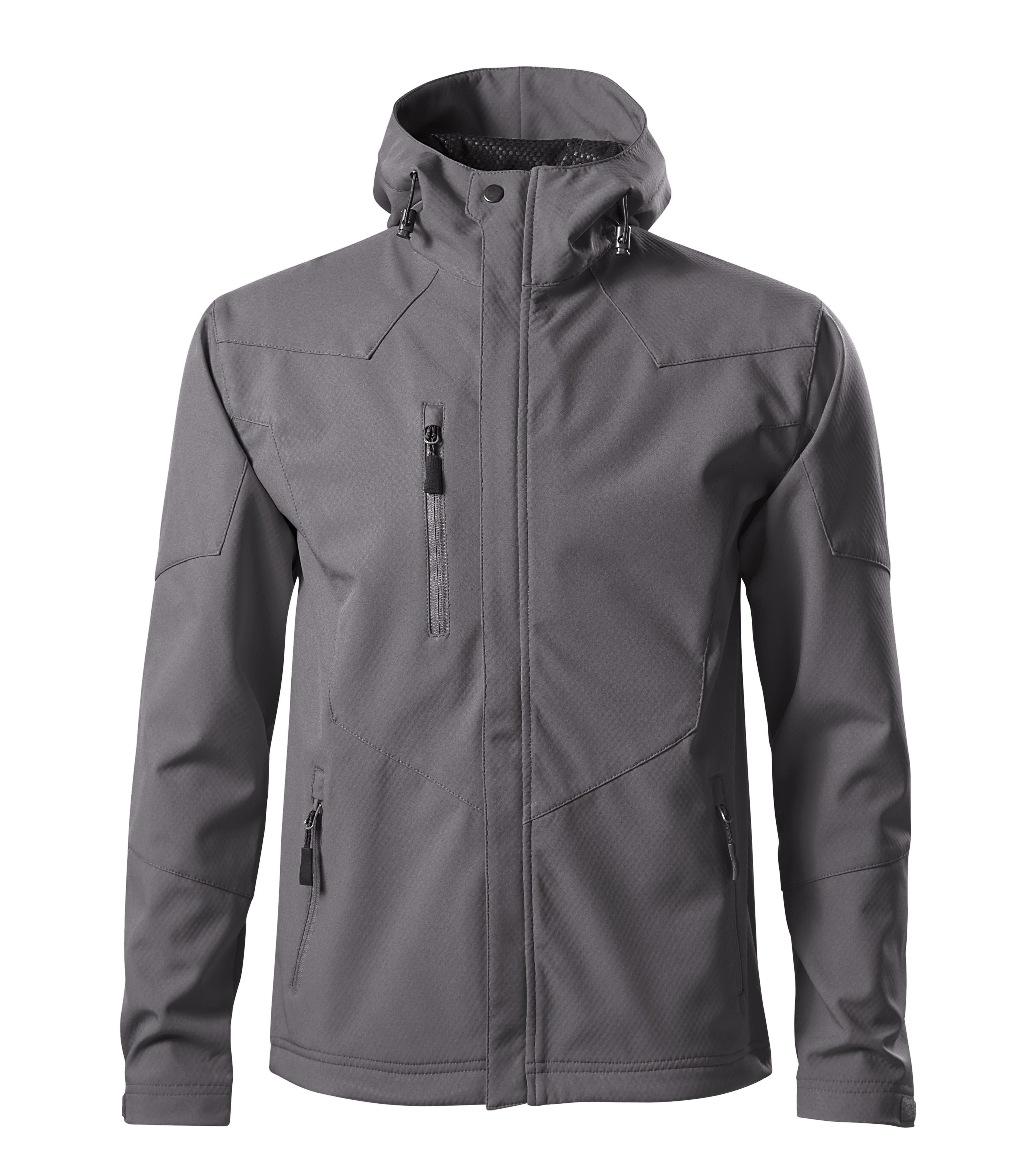 Zephyrline - Softshelljas heren 96% polyester 4% elastaan - 531 in staal Grijs