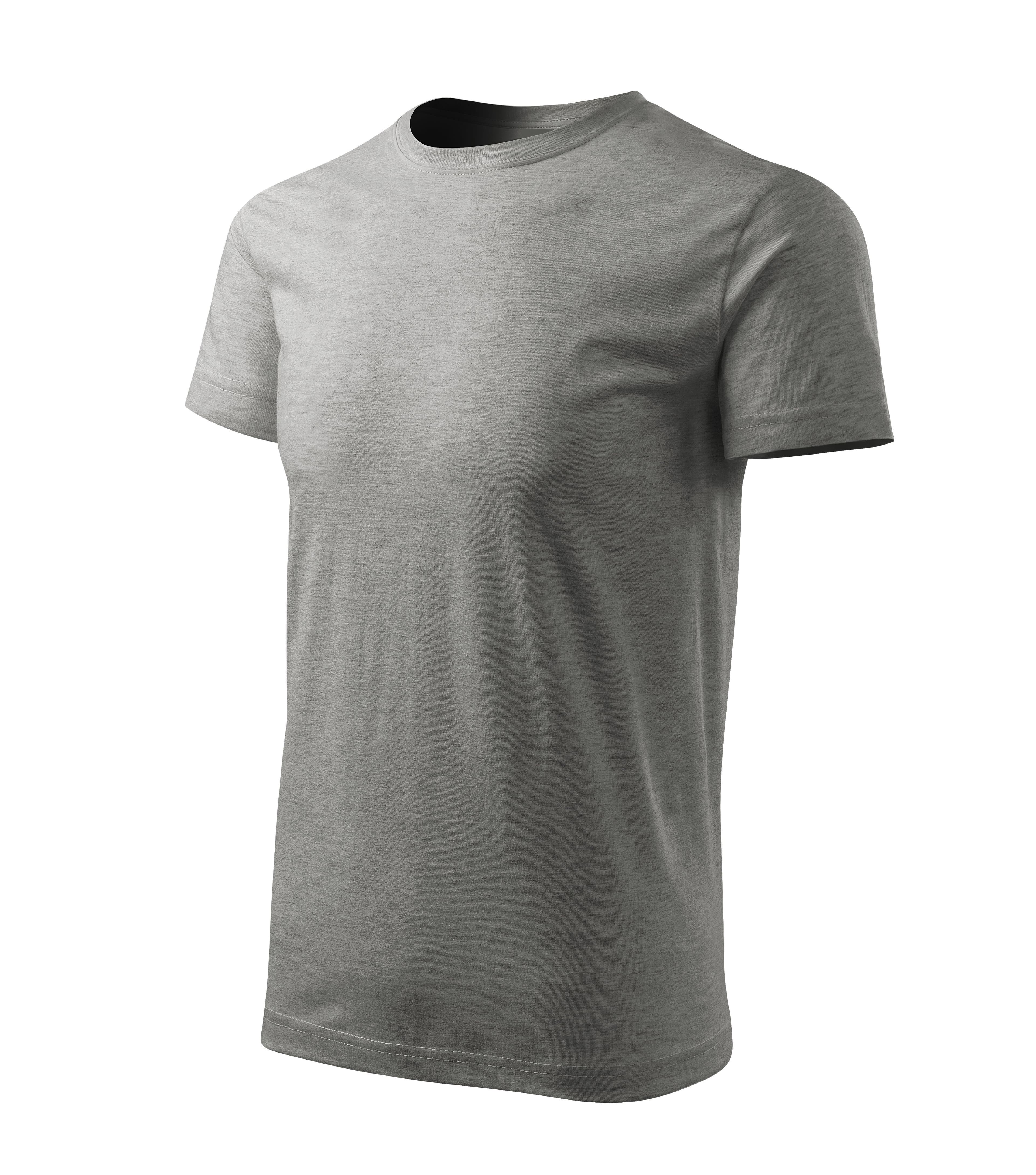 Summit Flow - T-shirt heren 100% katoen FREE - F29 in donker Grijs gemêleerd