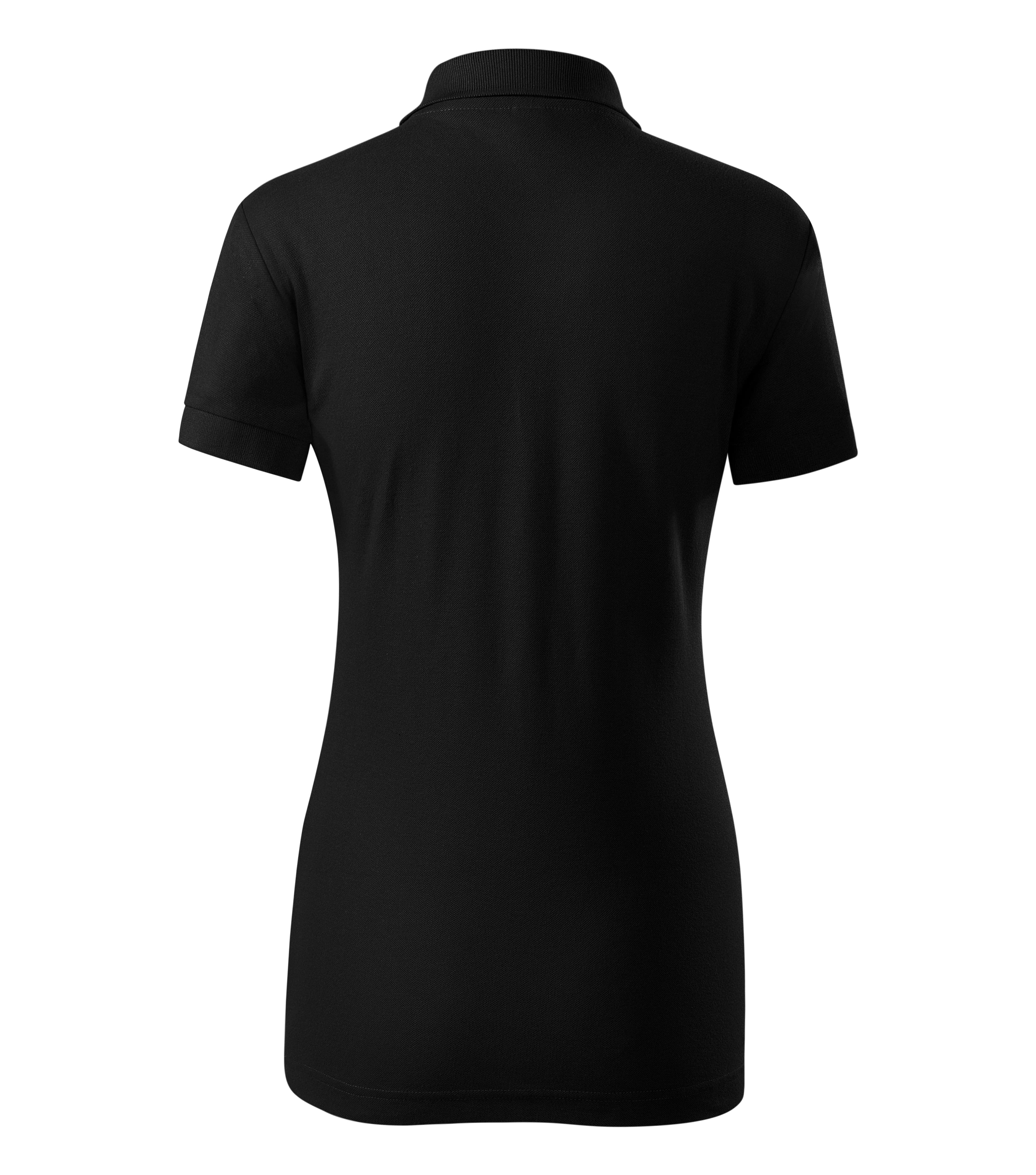 Morganite -Poloshirt dames 65% cottong 35% polyester - P22 in Zwart