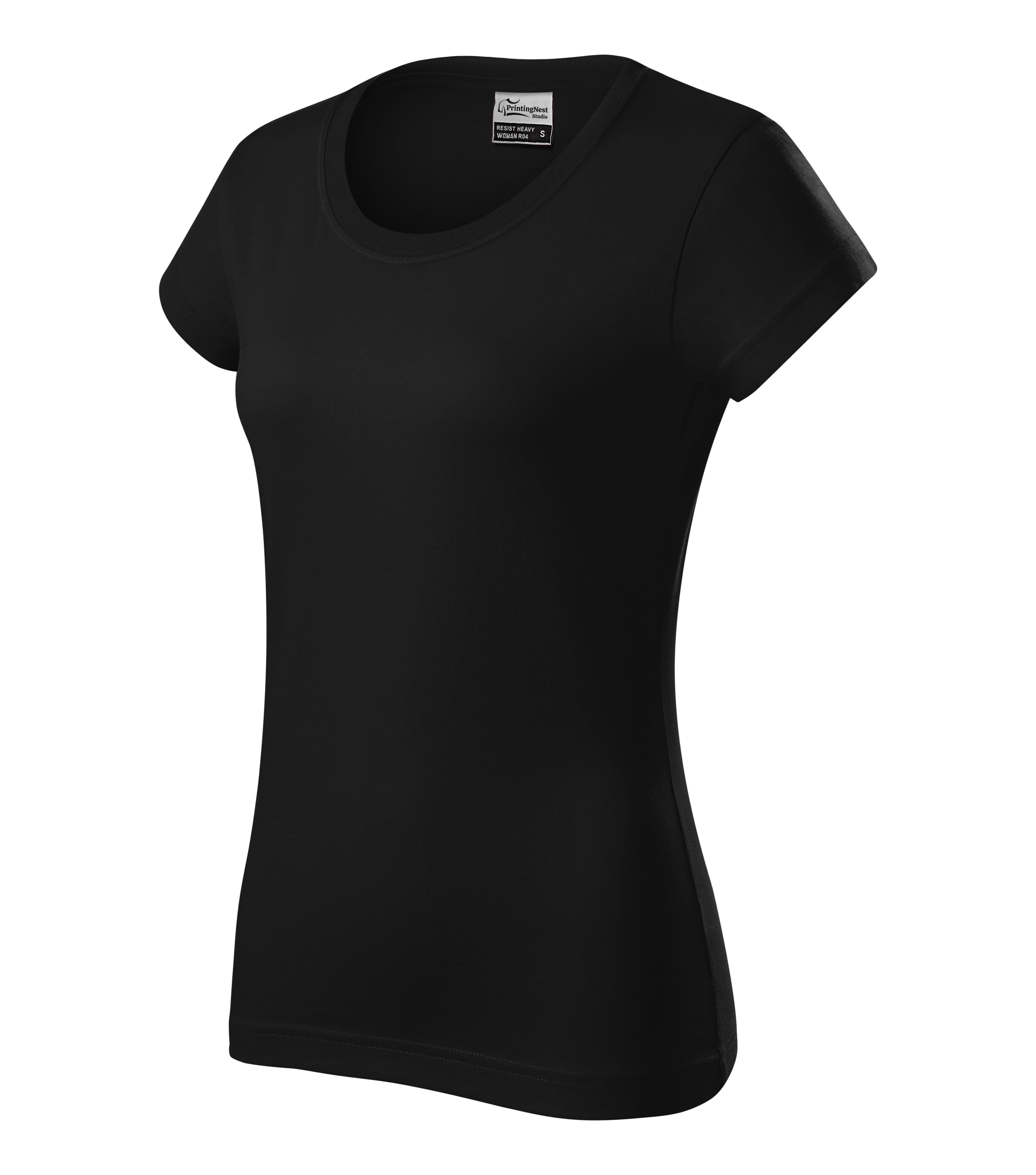 Pure Alloy - T-shirt dames 100% voorgekrompen katoen - R04 in Zwart